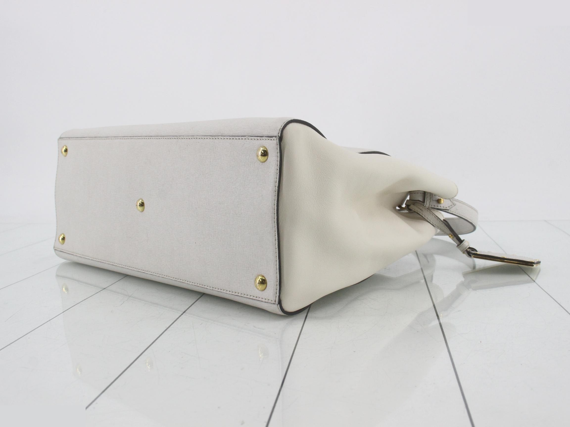Leather Shopping Toujours Handbag with Shoulder Strap — view 6