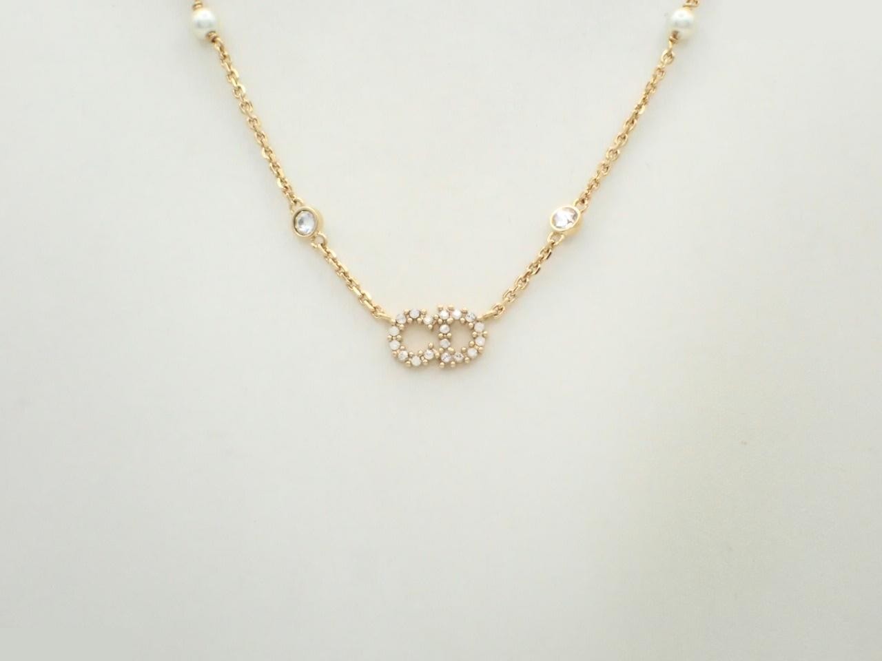 Claire D Metal & Crystal Necklace Pendant (approx. 46cm)