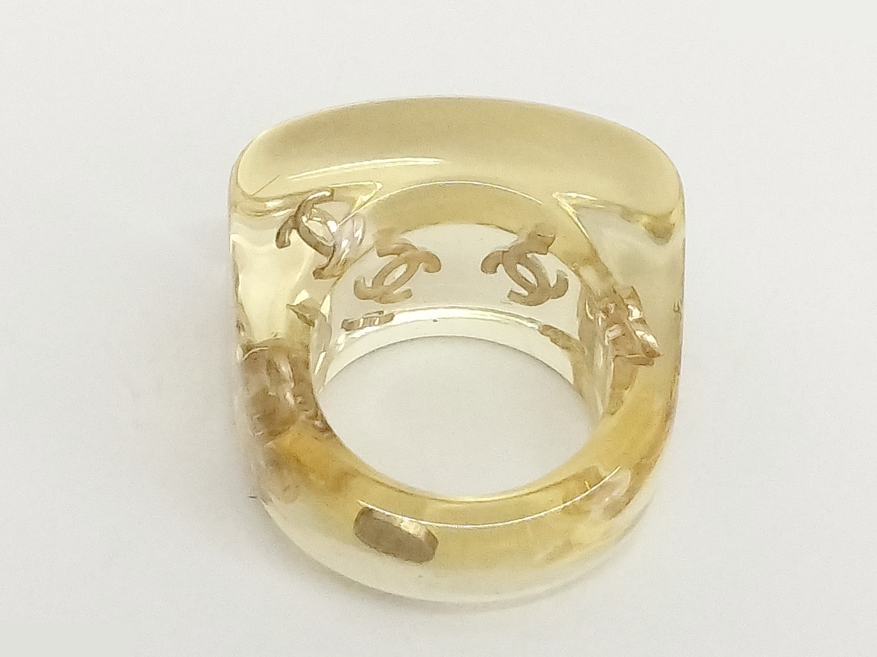 Coco Clear Ring, Size #13 — view 4