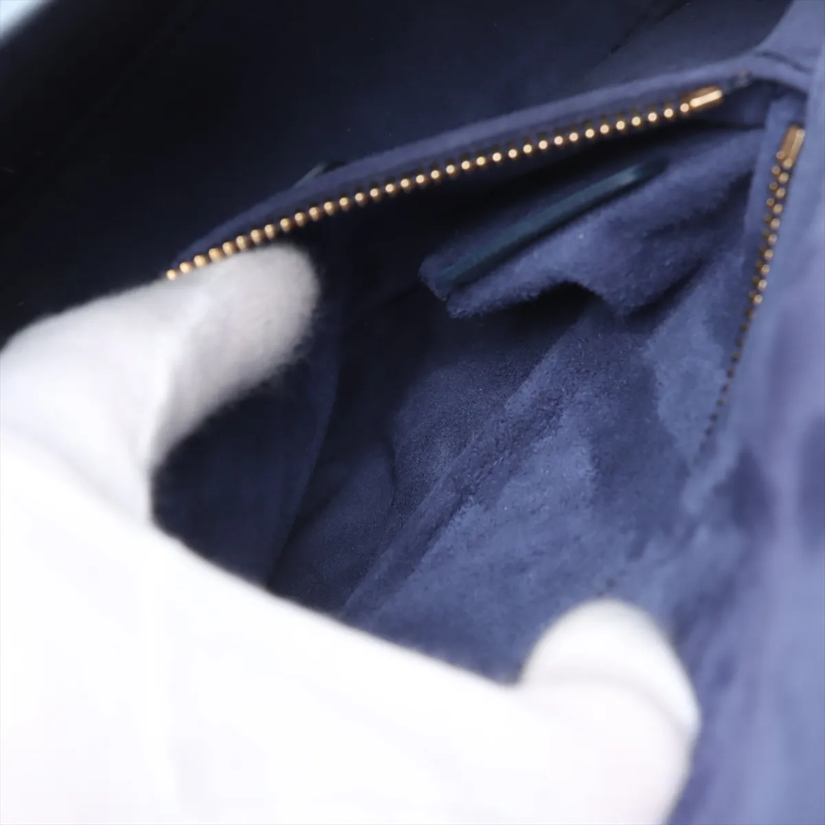 Cannage My Lady Dior Leather 2WAY Handbag Blue — view 9