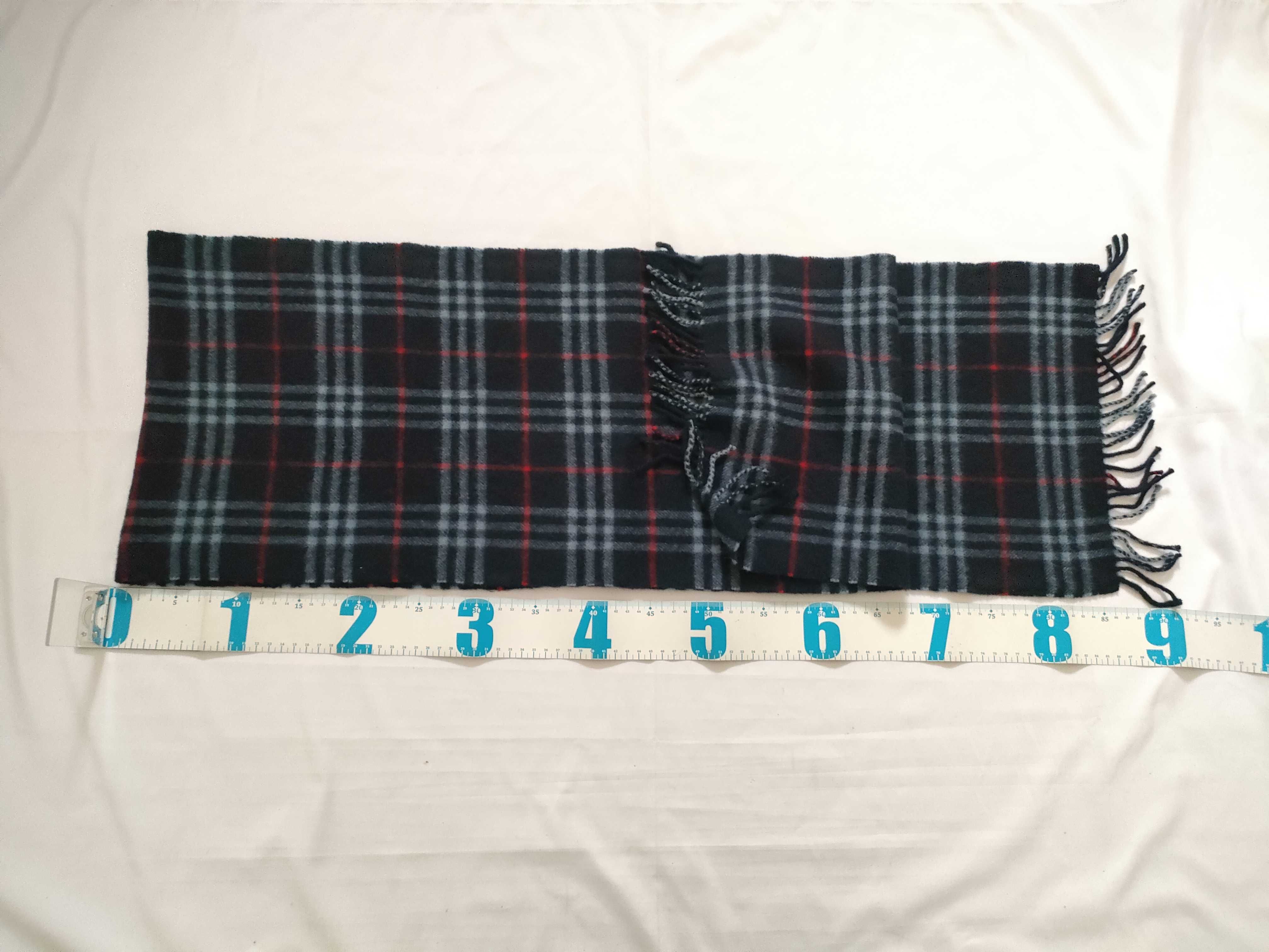 100% Cashmere Scarf, Nova Check Pattern, and other accessories. — view 2