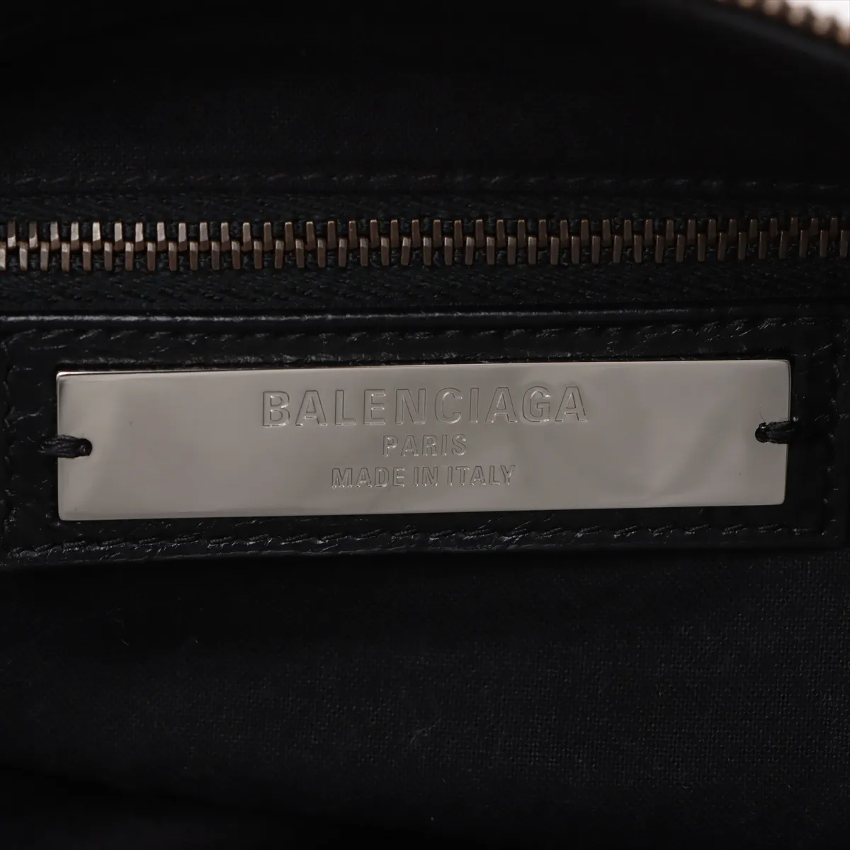 Balenciagal City Small Leather 2WAY Handbag Black 866057 — view 11