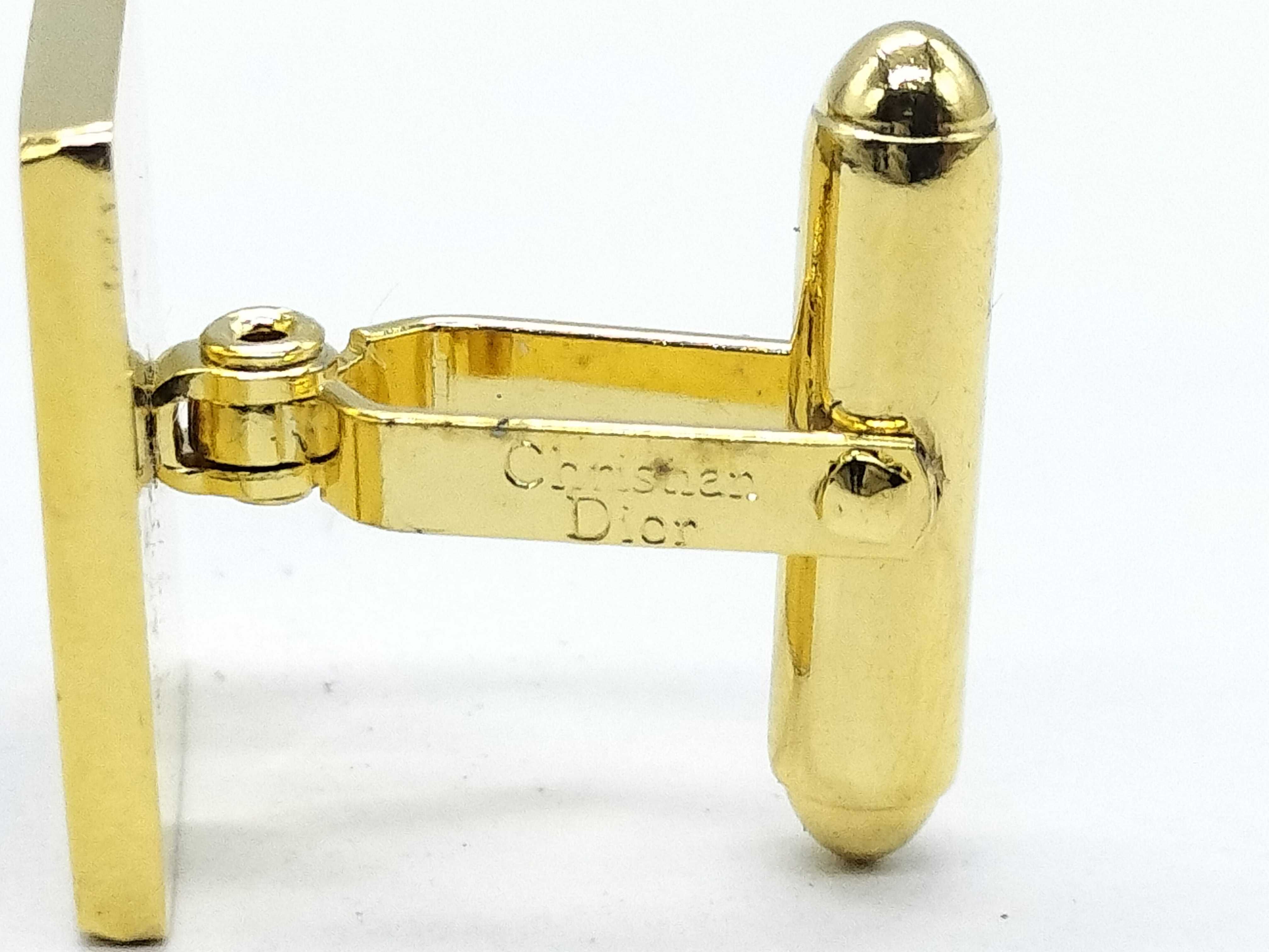 Gold Cufflinks Tie Clip & Cufflinks — view 5