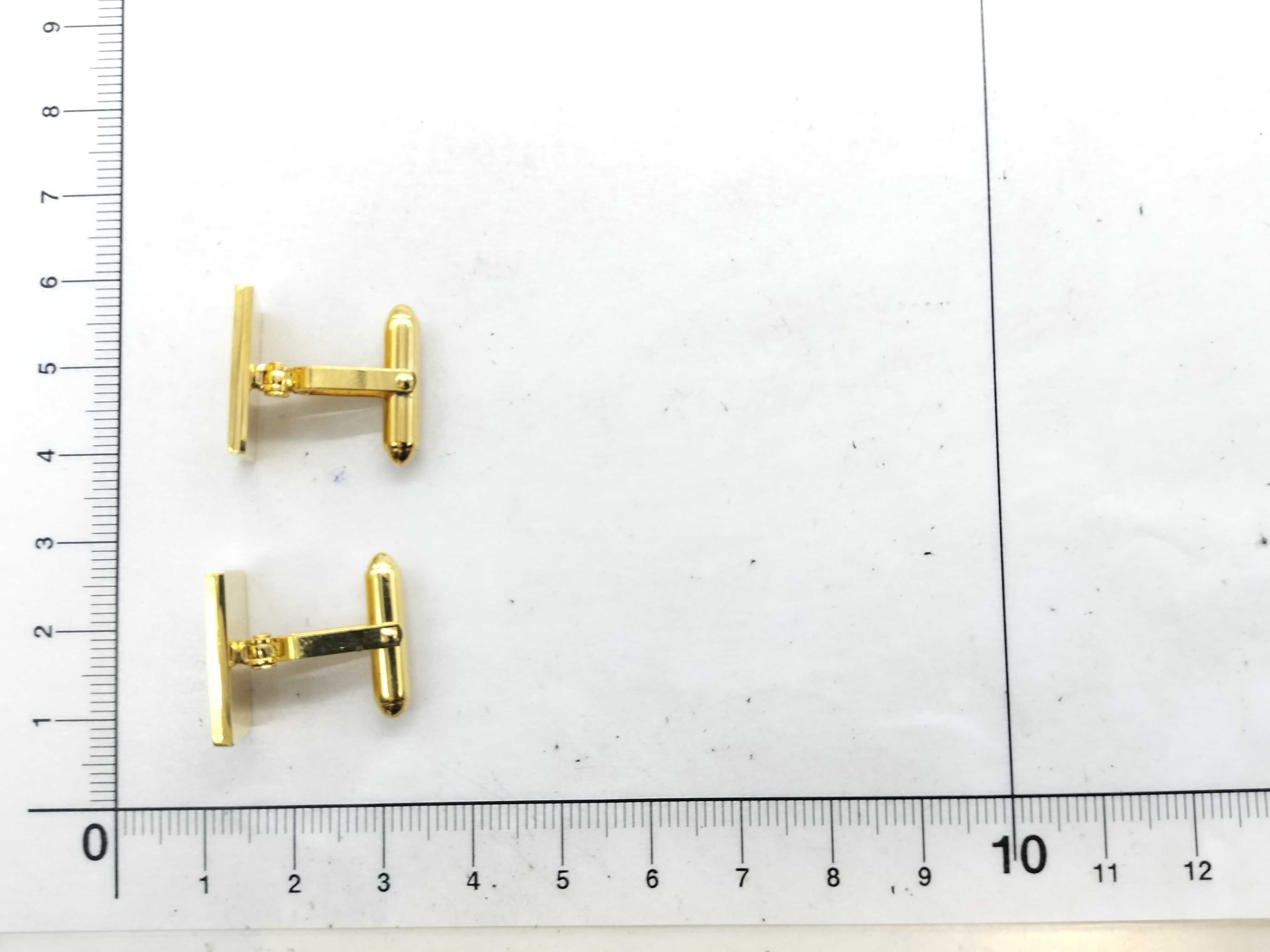 Gold Cufflinks Tie Clip & Cufflinks — view 7