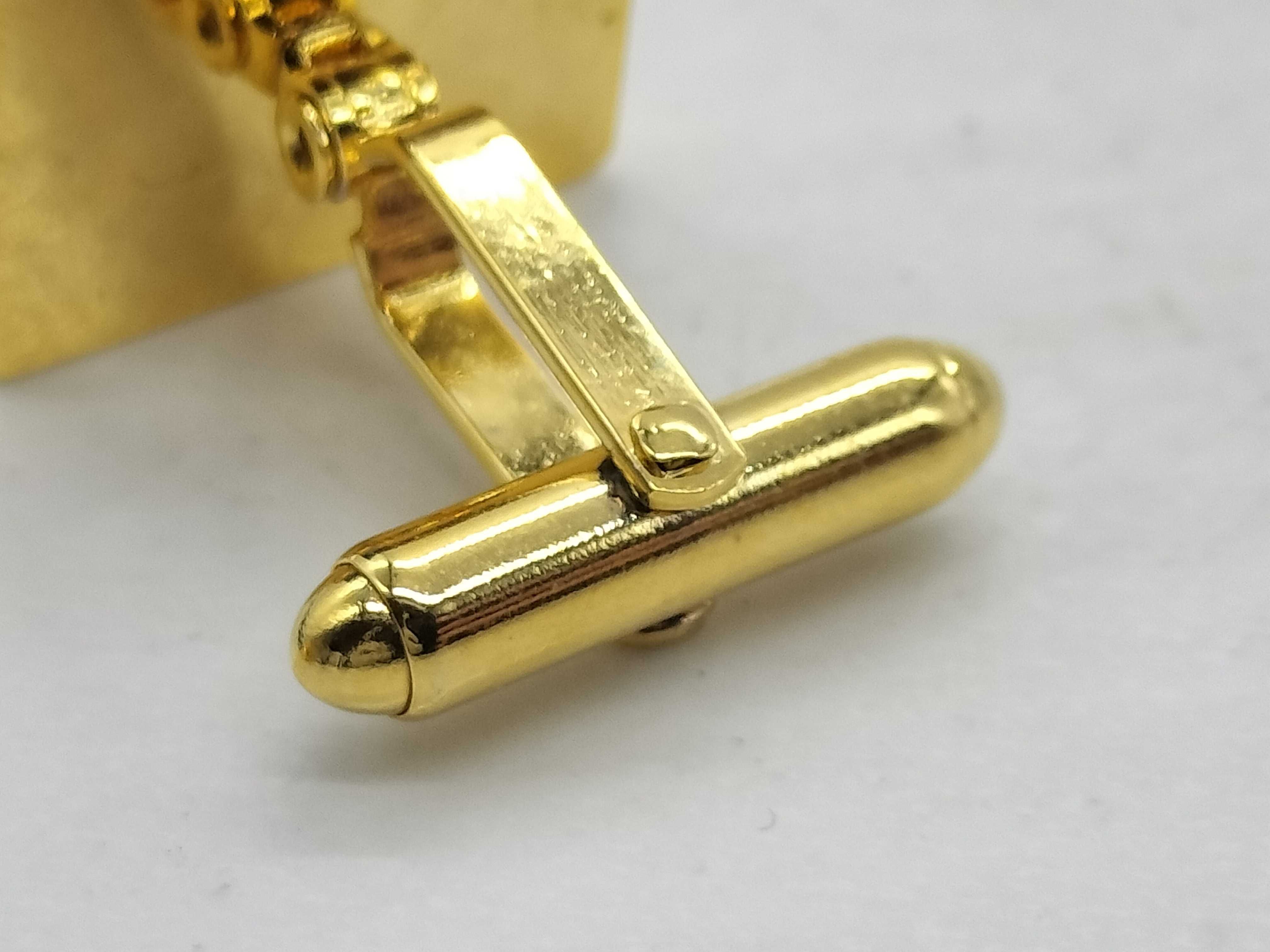 Gold Cufflinks Tie Clip & Cufflinks — view 8