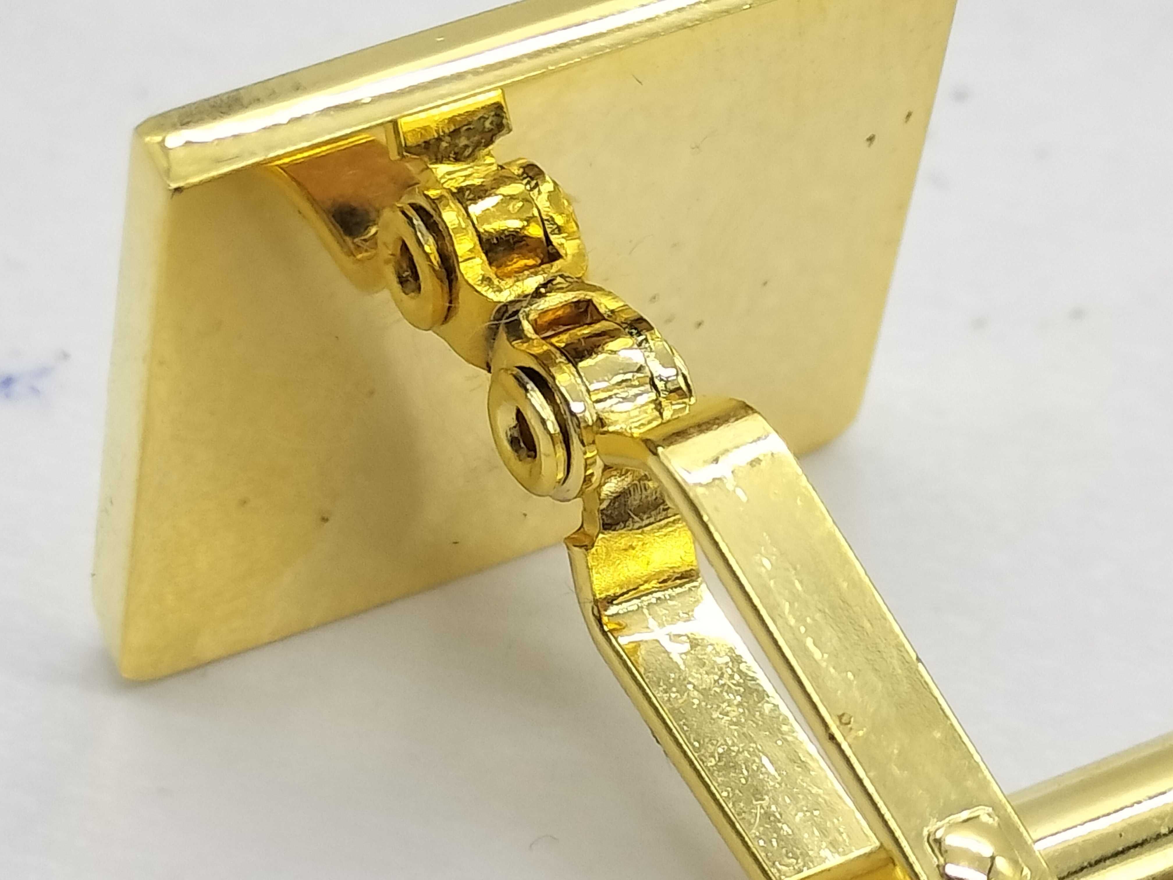 Gold Cufflinks Tie Clip & Cufflinks — view 9