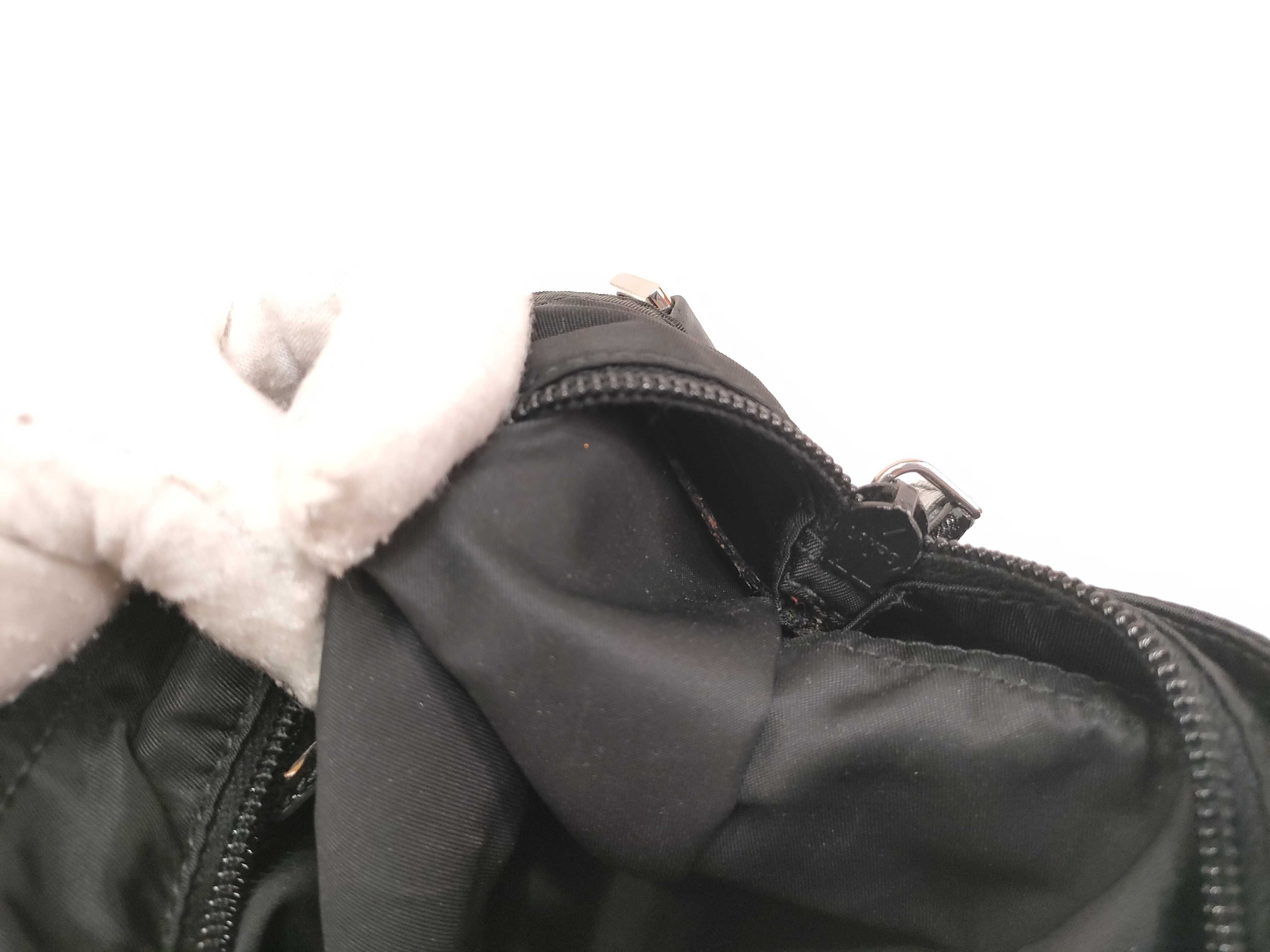 Nylon Shoulder Bag (Black) — view 13