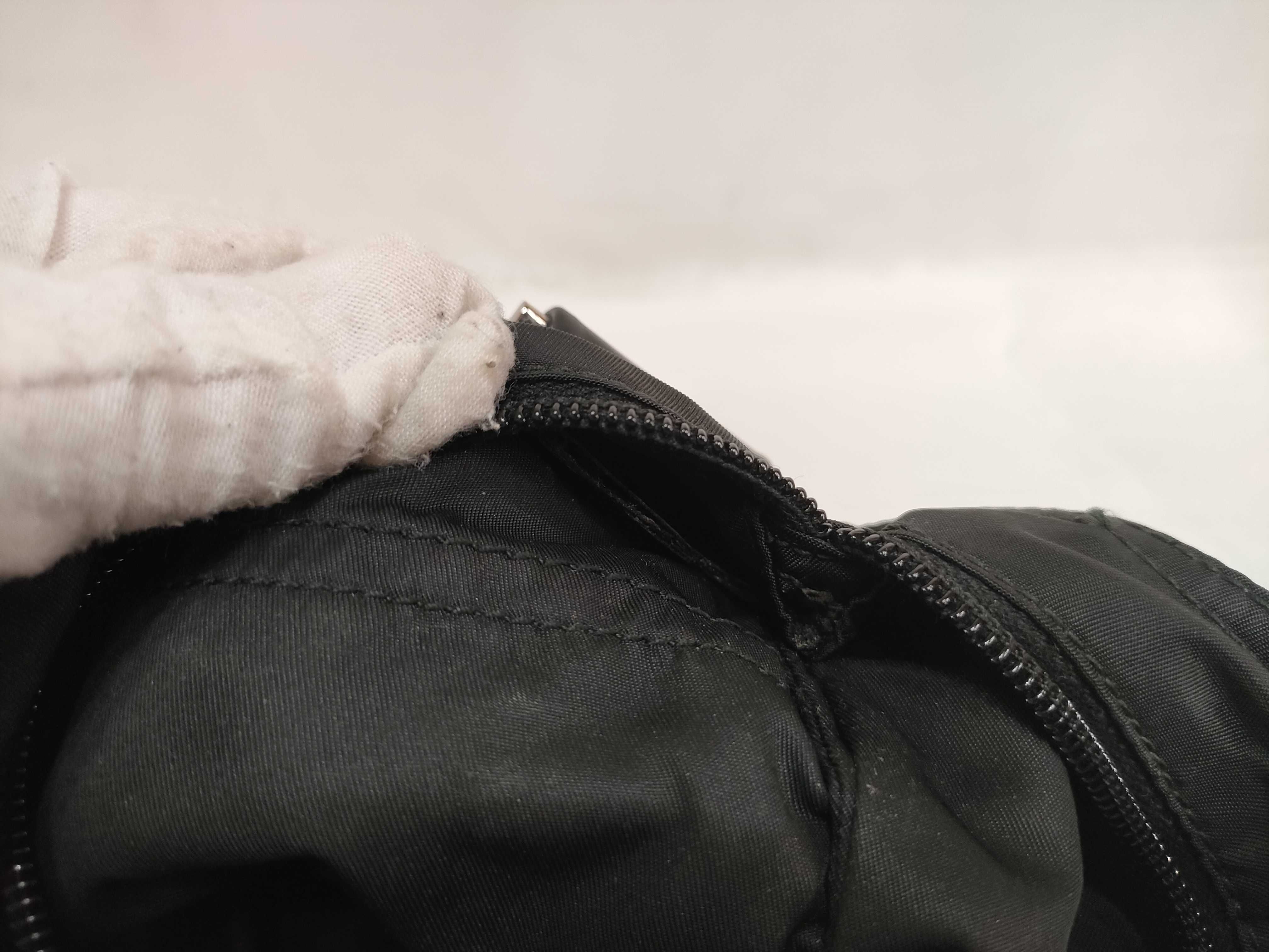 Nylon Shoulder Bag (Black) — view 14