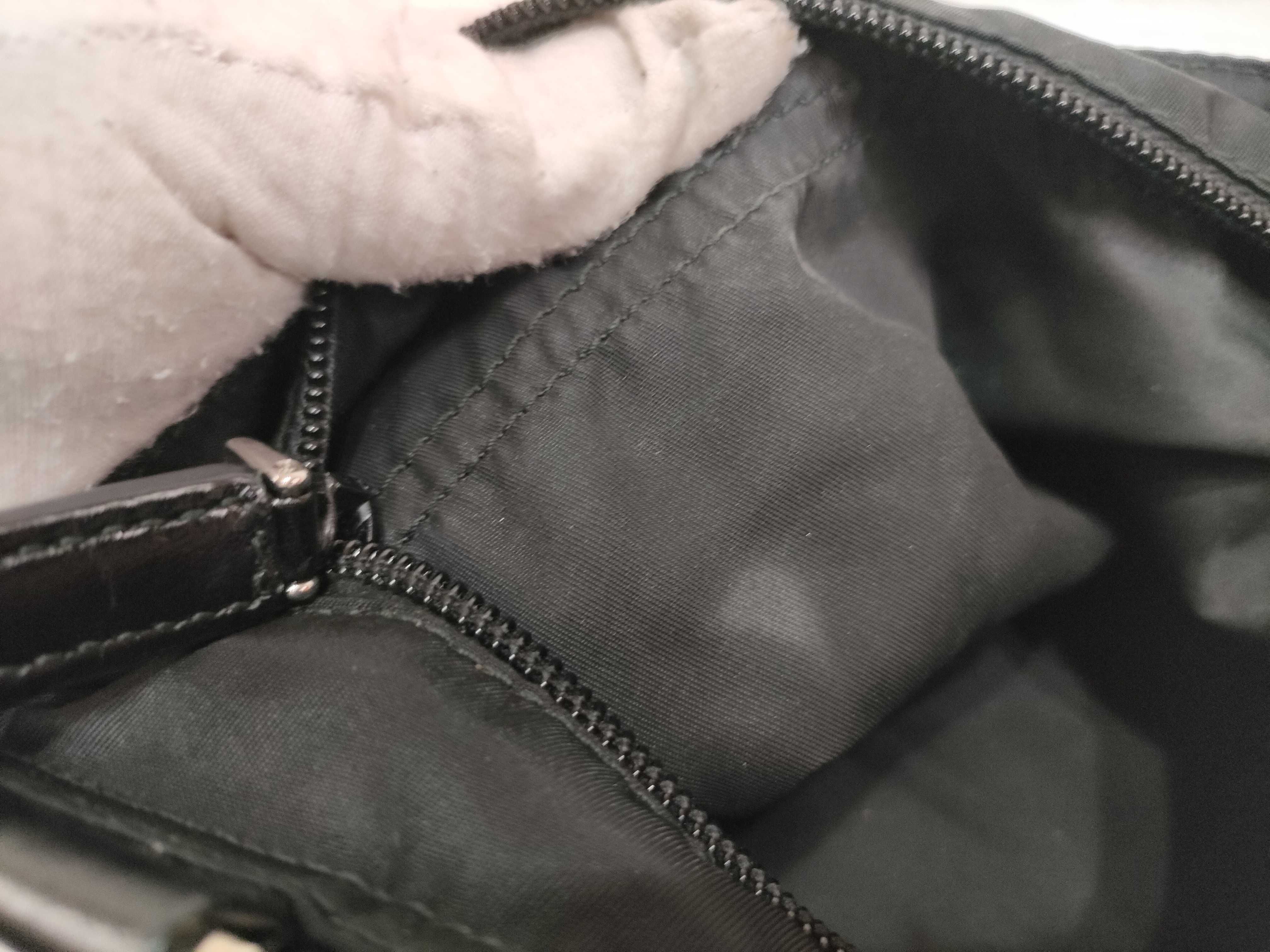 Nylon Shoulder Bag (Black) — view 15