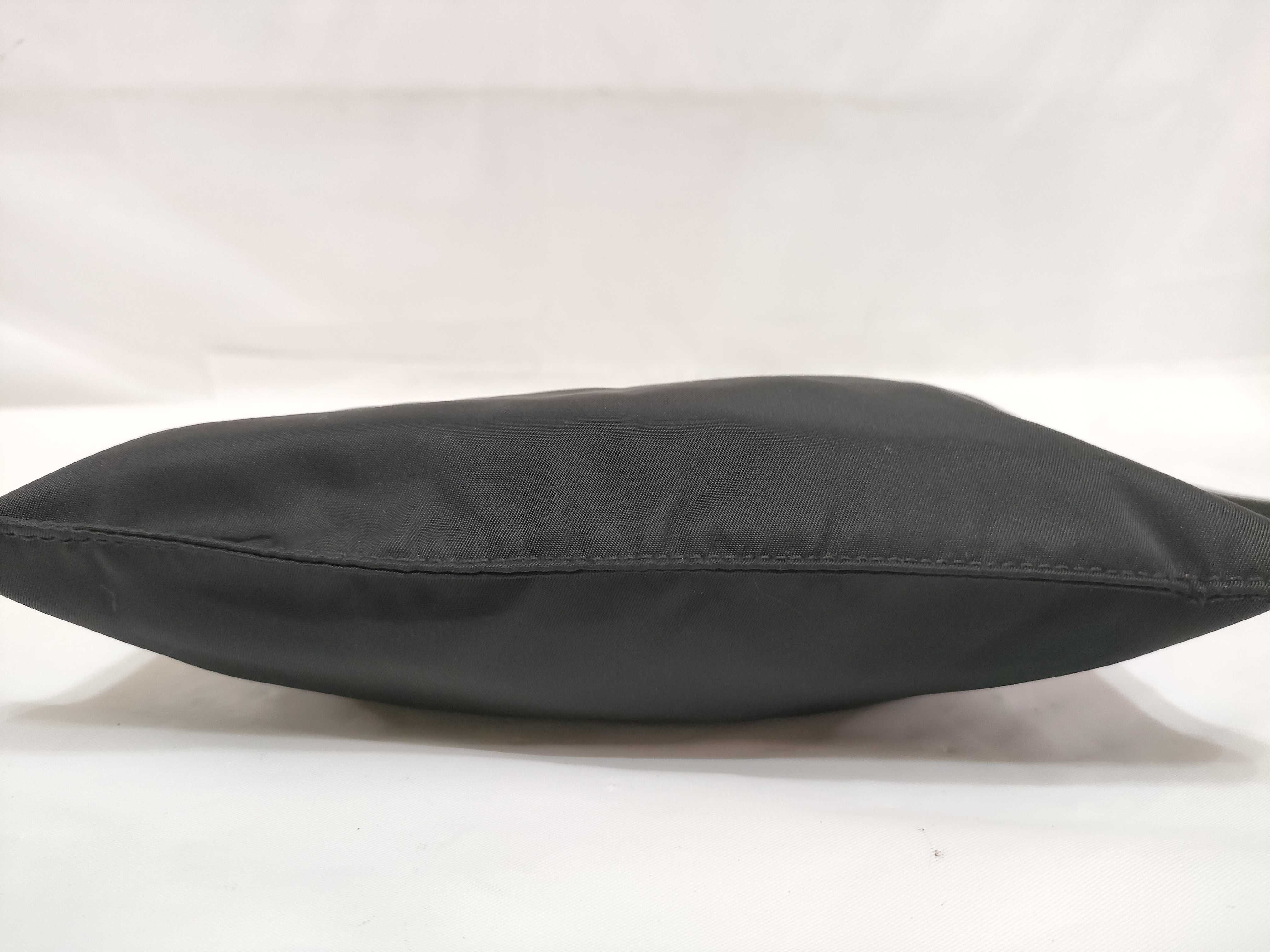 Nylon Shoulder Bag (Black) — view 7