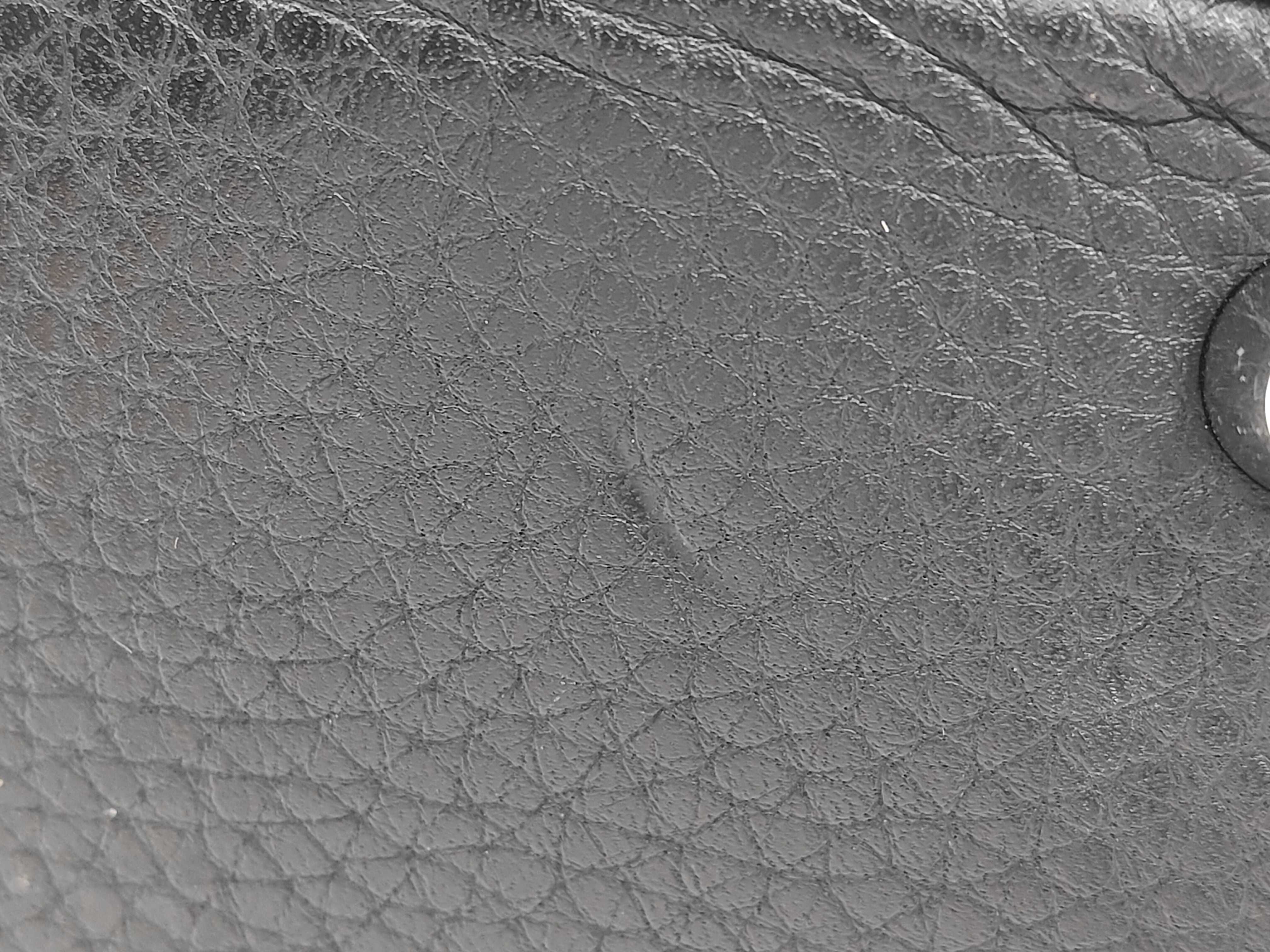 Picotin Lock PM Taurillon Leather Black Y Stamp Silver Handbag — view 15