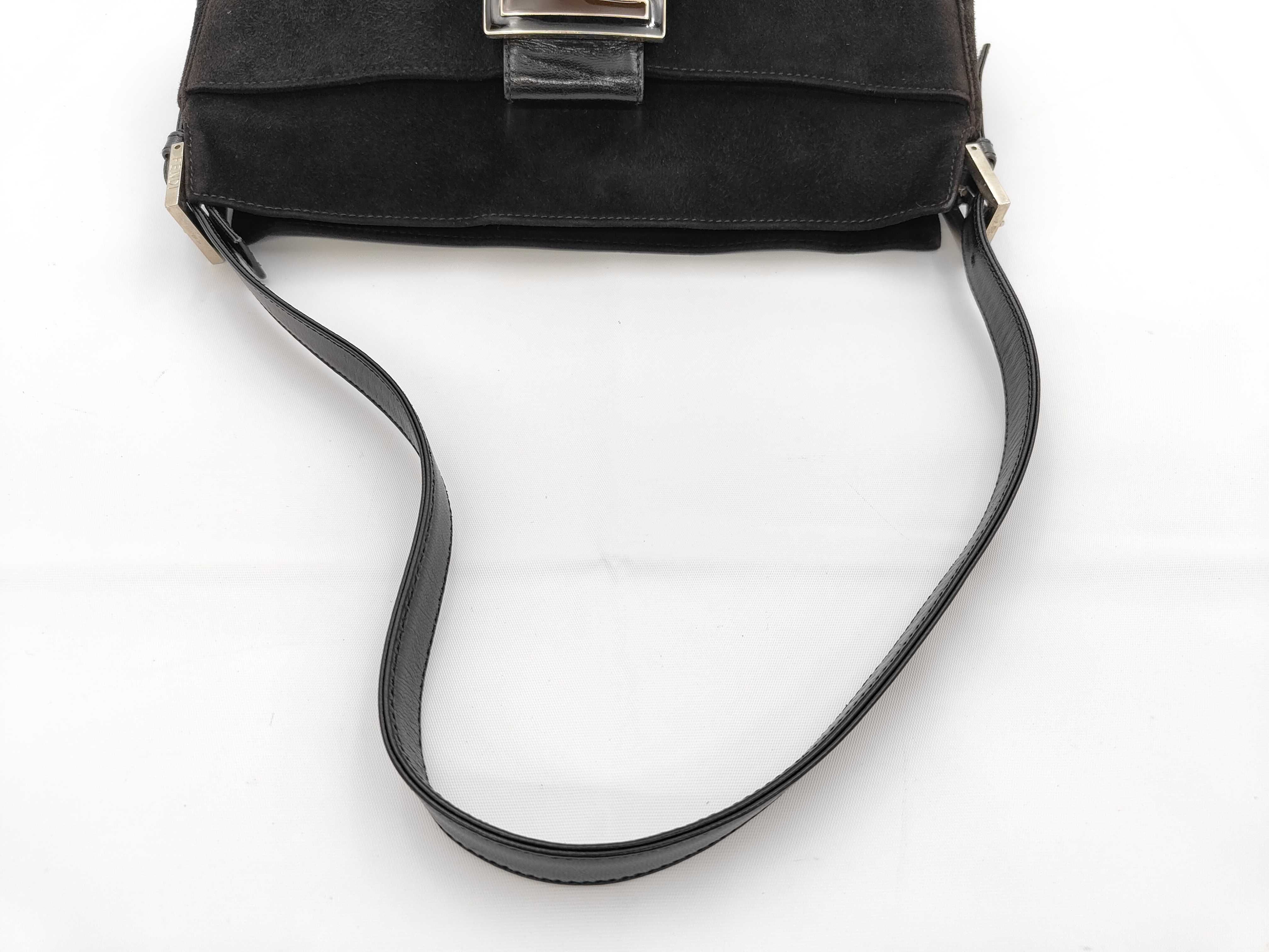 Mamma Baguette Suede Shoulder Bag — view 3