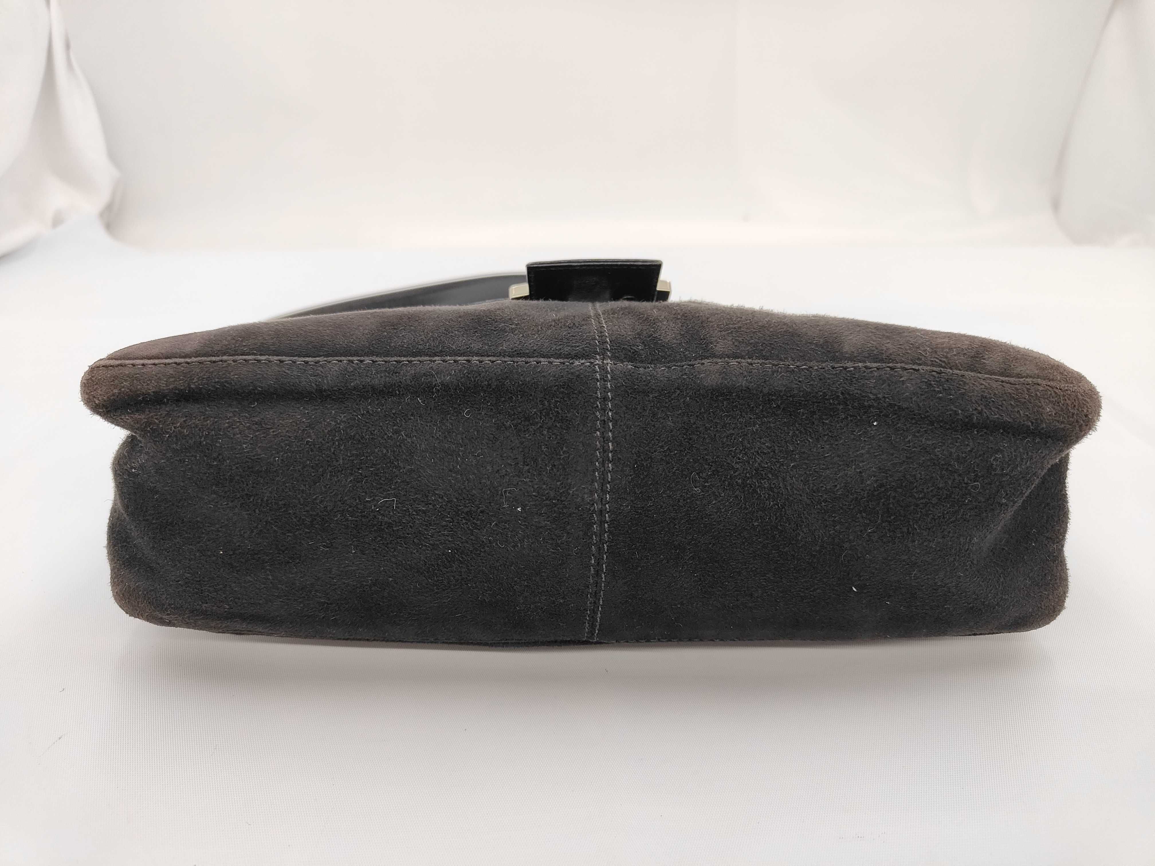 Mamma Baguette Suede Shoulder Bag — view 5