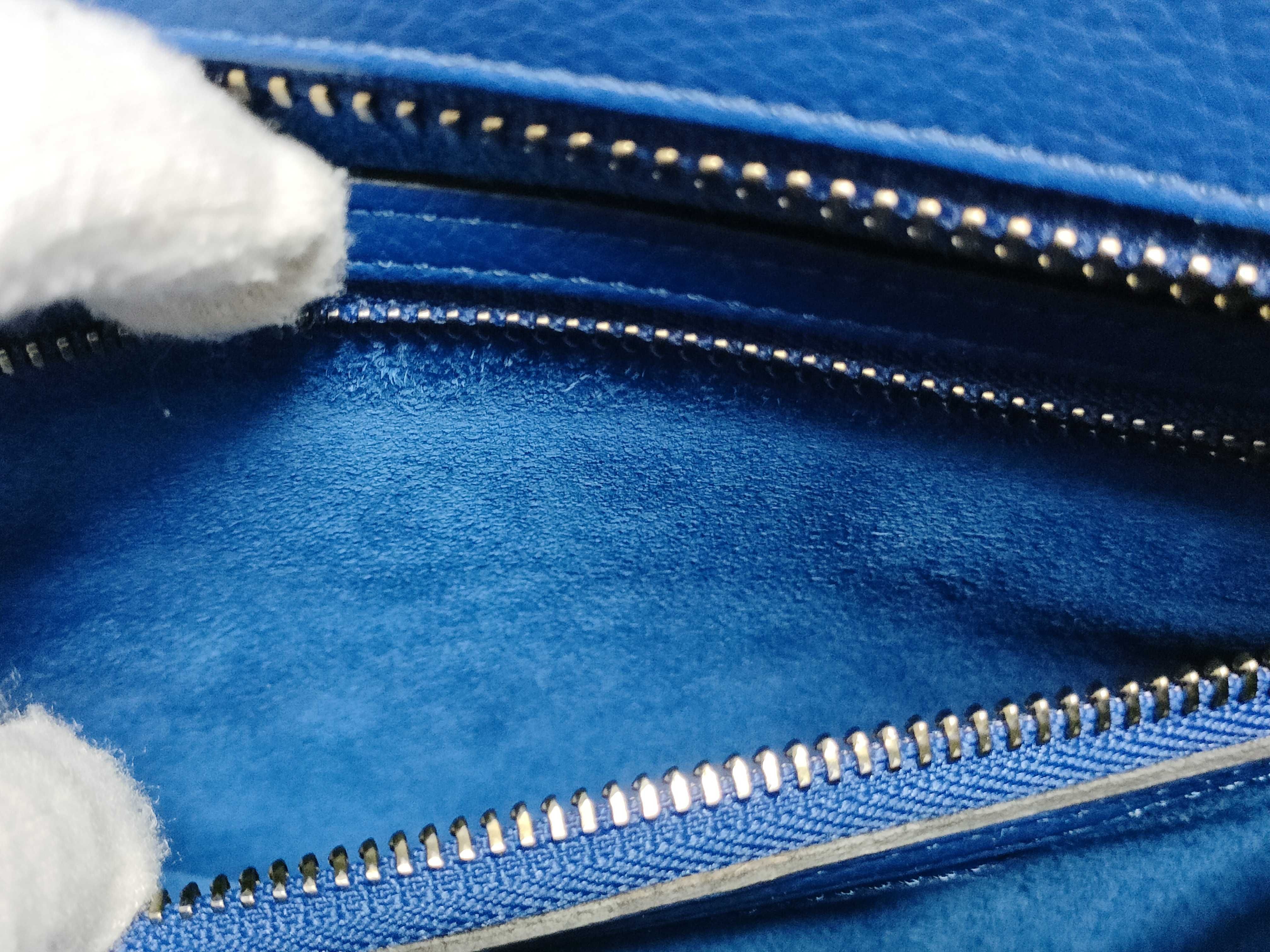 KR - Luggage shopper Leather Handbag Electric Blue — view 11