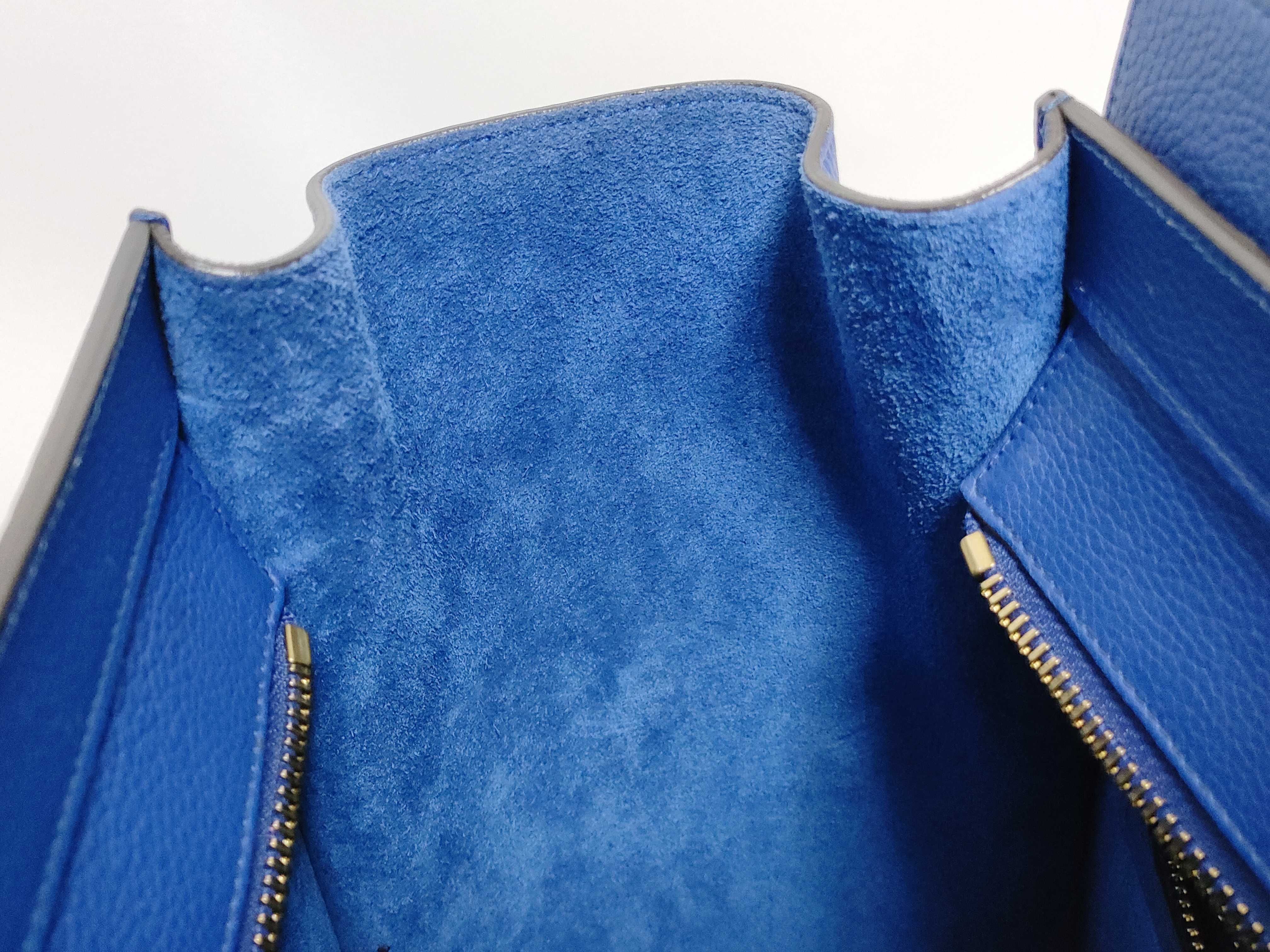 KR - Luggage shopper Leather Handbag Electric Blue — view 9