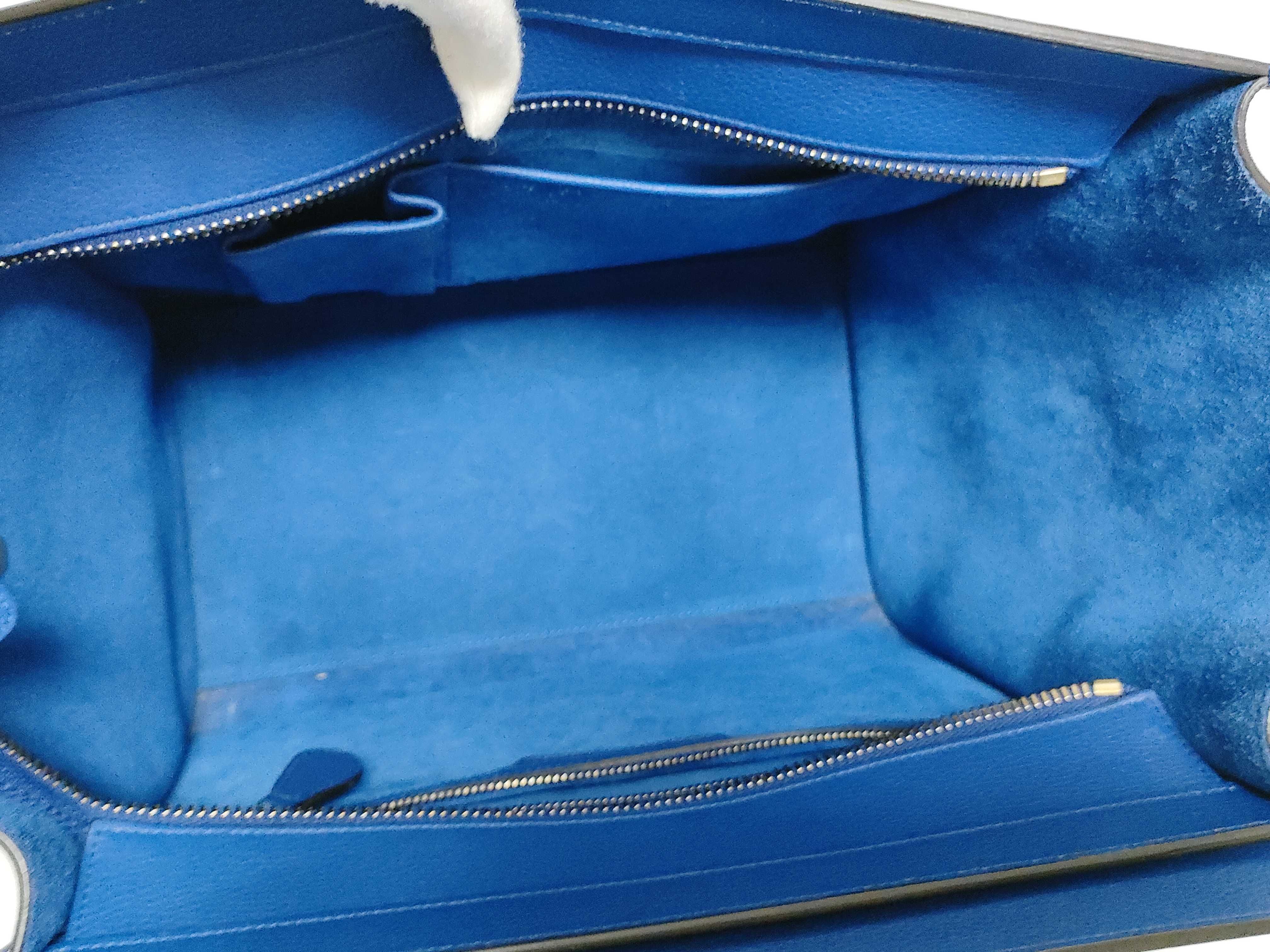 KR - Luggage shopper Leather Handbag Electric Blue — view 10