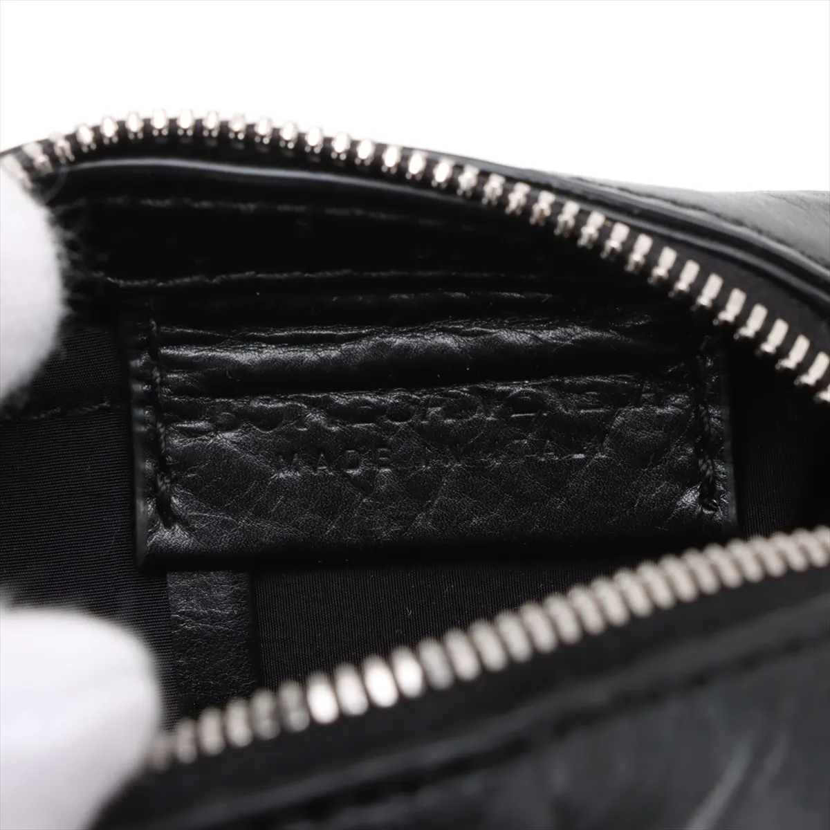Maxi Intrecciato Cassette Leather Waist Pouch Black — view 7