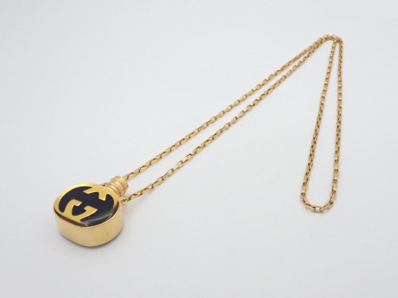 Perfume bottle necklace, chain approximately 76cm — view 3