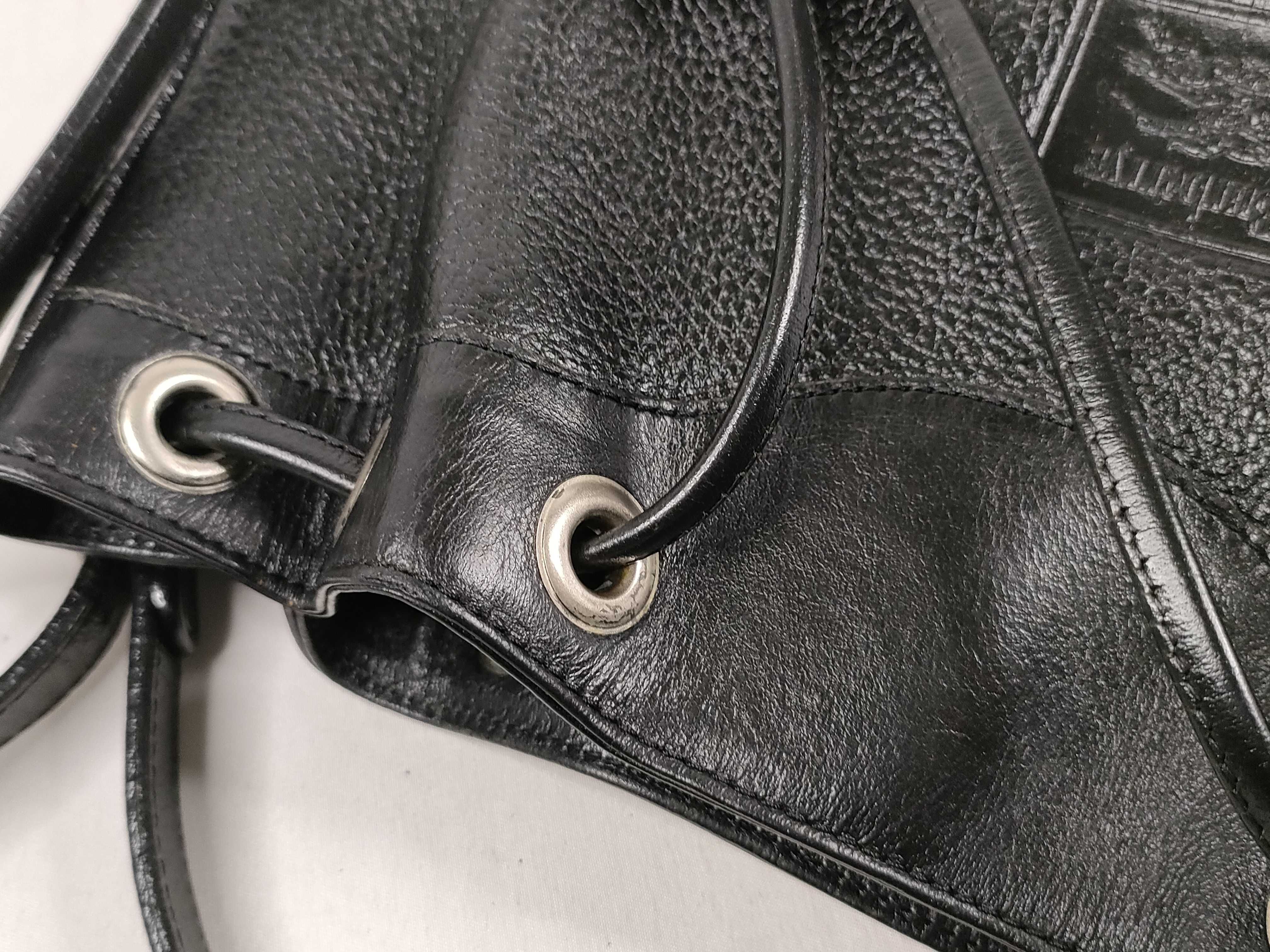 Nova Check Fringe Drawstring Shoulder Bag — view 12