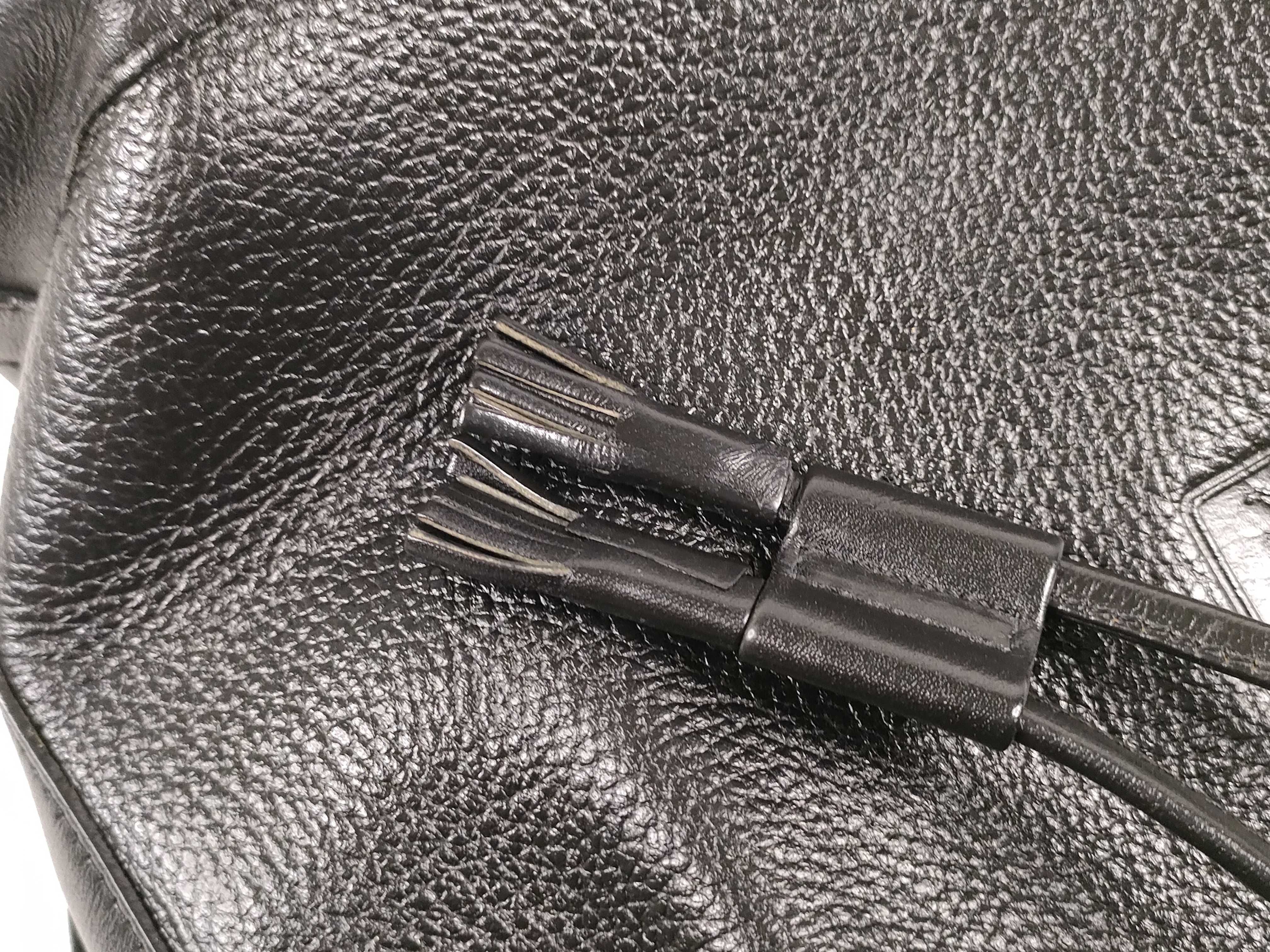 Nova Check Fringe Drawstring Shoulder Bag — view 13