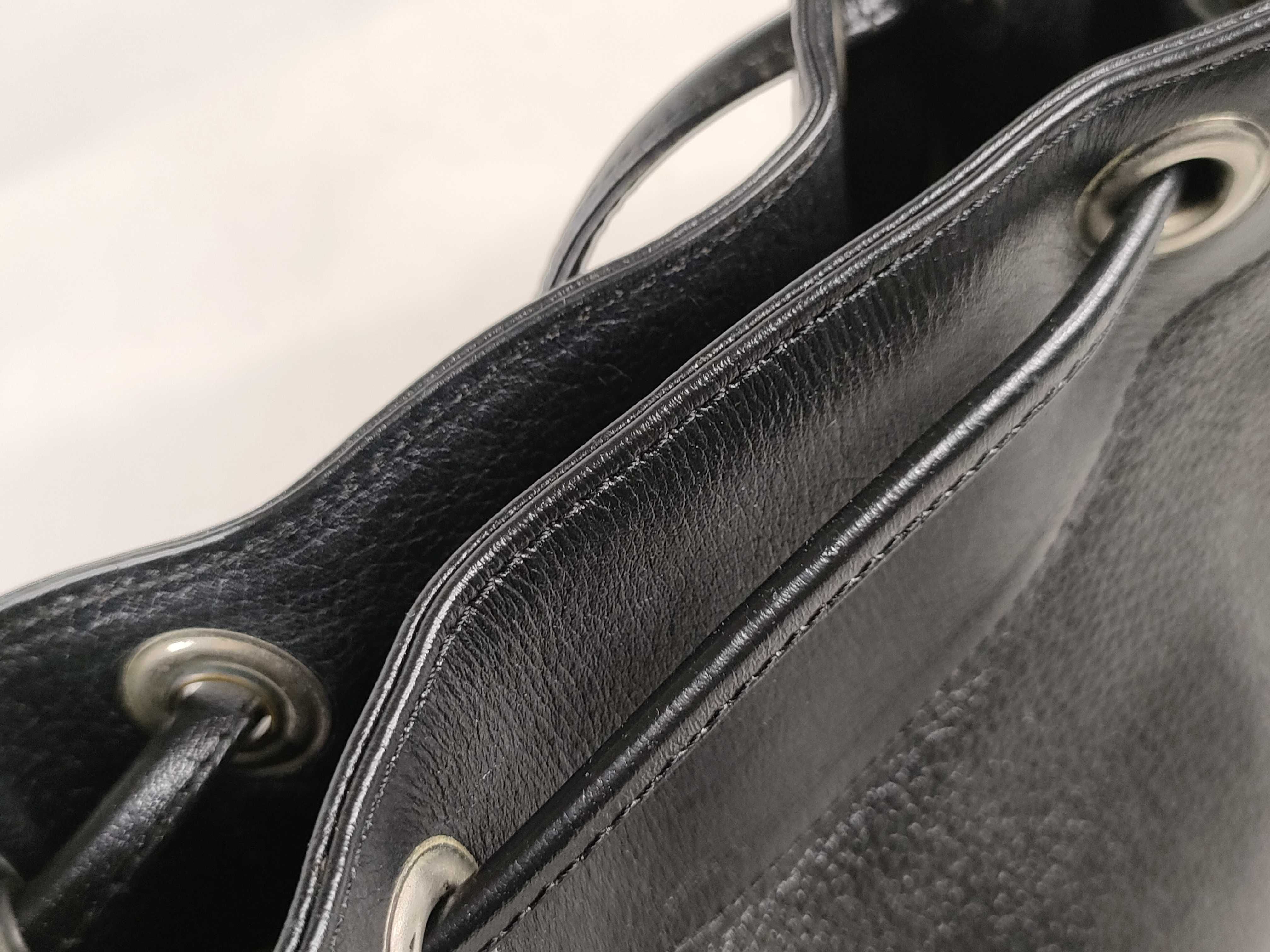 Nova Check Fringe Drawstring Shoulder Bag — view 14