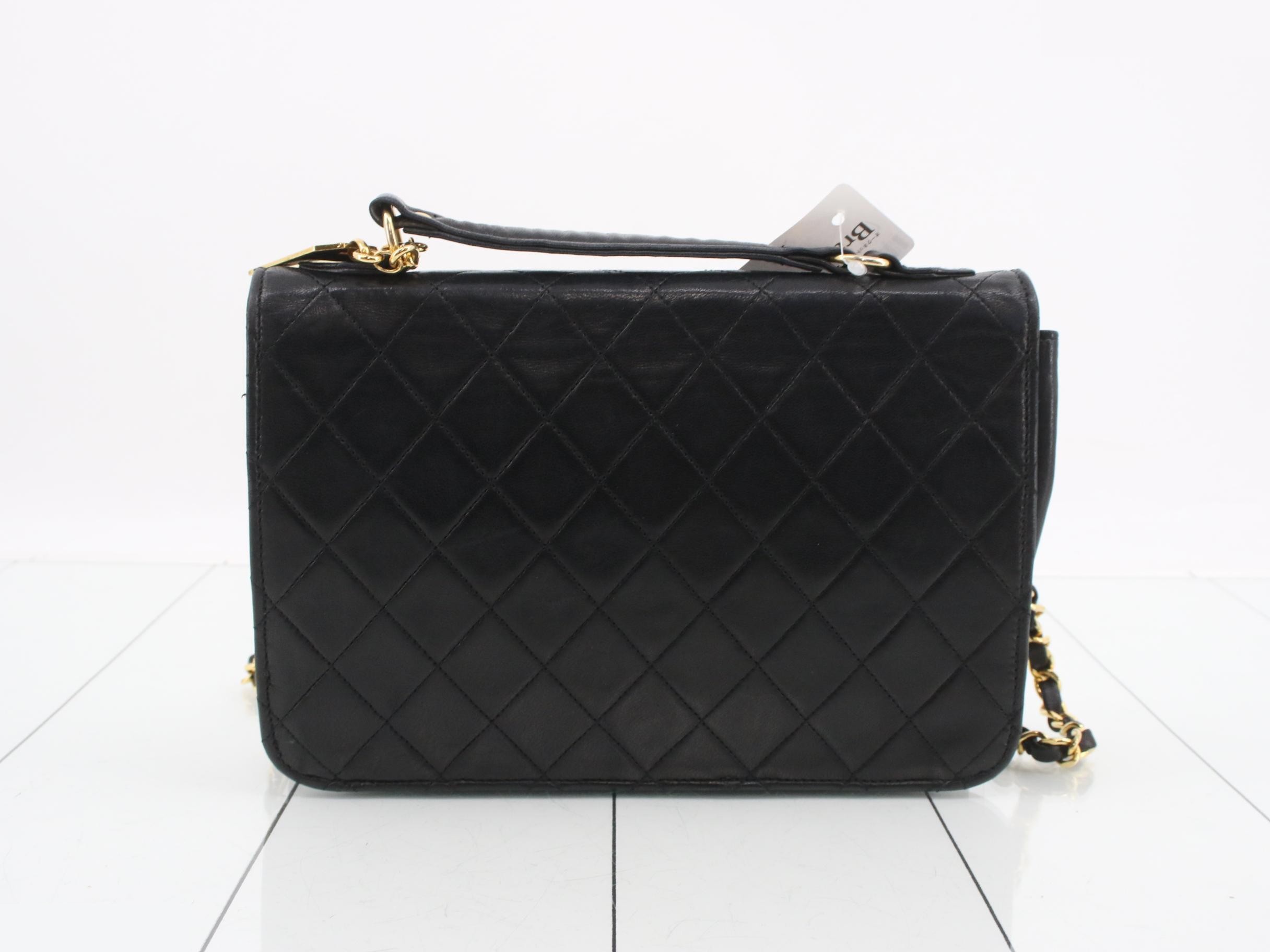 Lambskin Matelassé 23 2-Way Chain Shoulder Bag — view 2