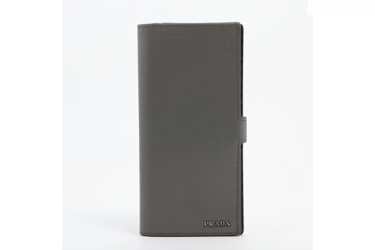 Leather long wallet, bi-fold wallet, genuine leather — view 2