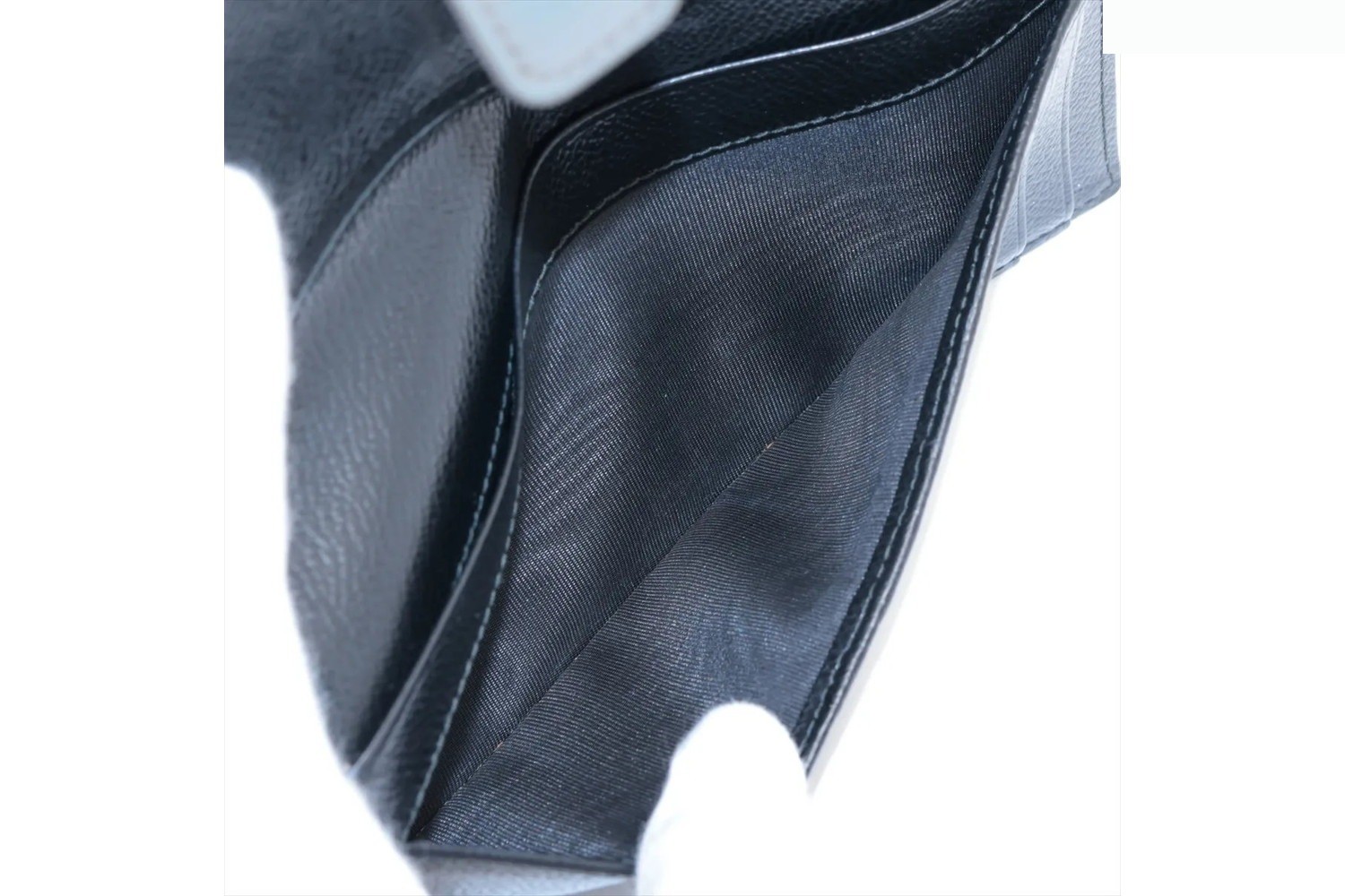 Leather long wallet, bi-fold wallet, genuine leather — view 6