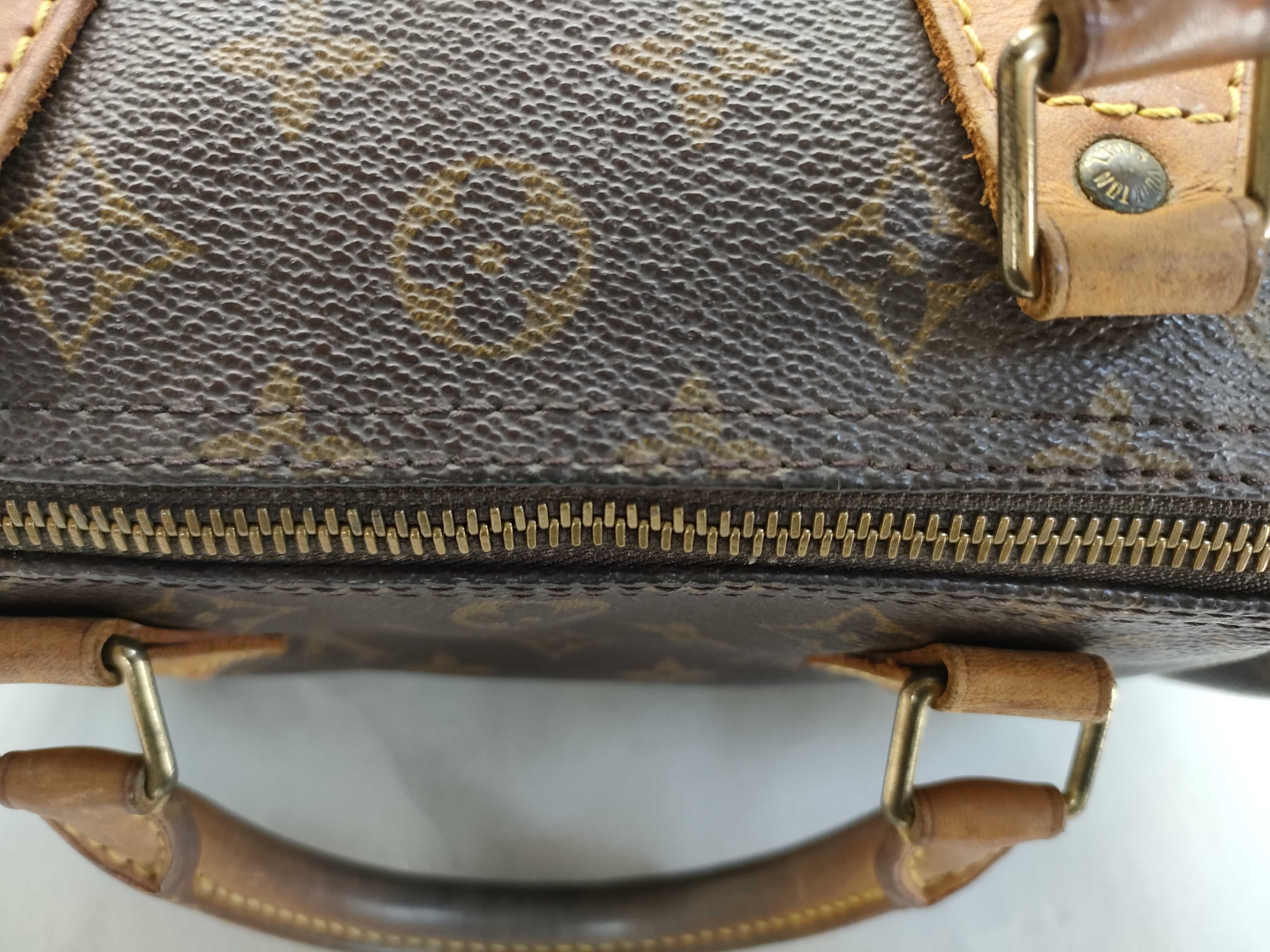Monogram LV Speedy 30 Monogram M41526 SP1924 Brown Boston Bag — view 6