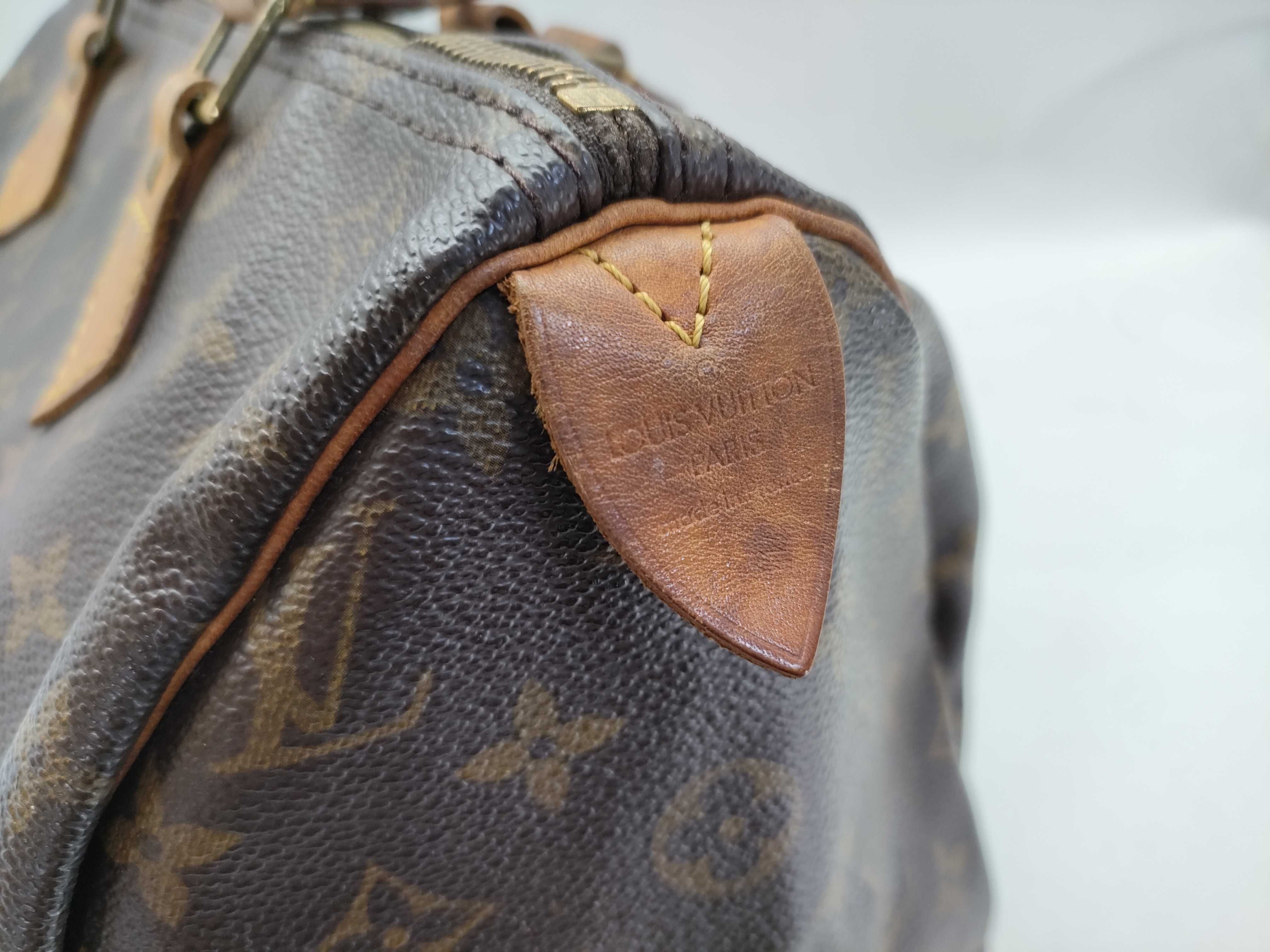 Monogram LV Speedy 30 Monogram M41526 SP1924 Brown Boston Bag — view 10