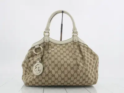 canvas handbag, beige, item number 211944, model number 204046