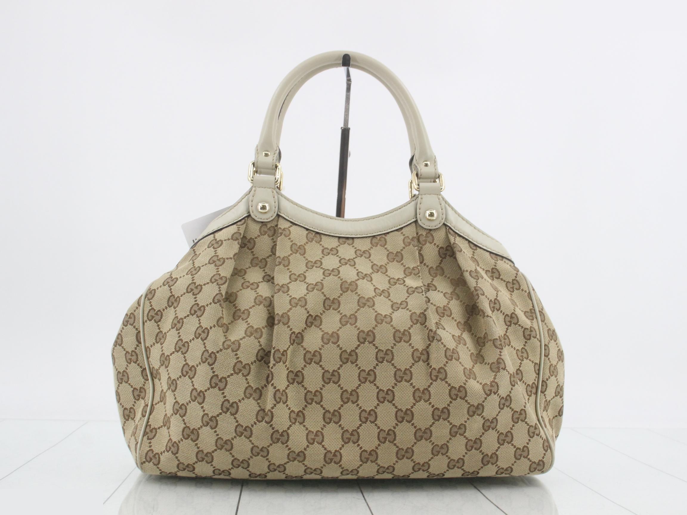 canvas handbag, beige, item number 211944, model number 204046 — view 2