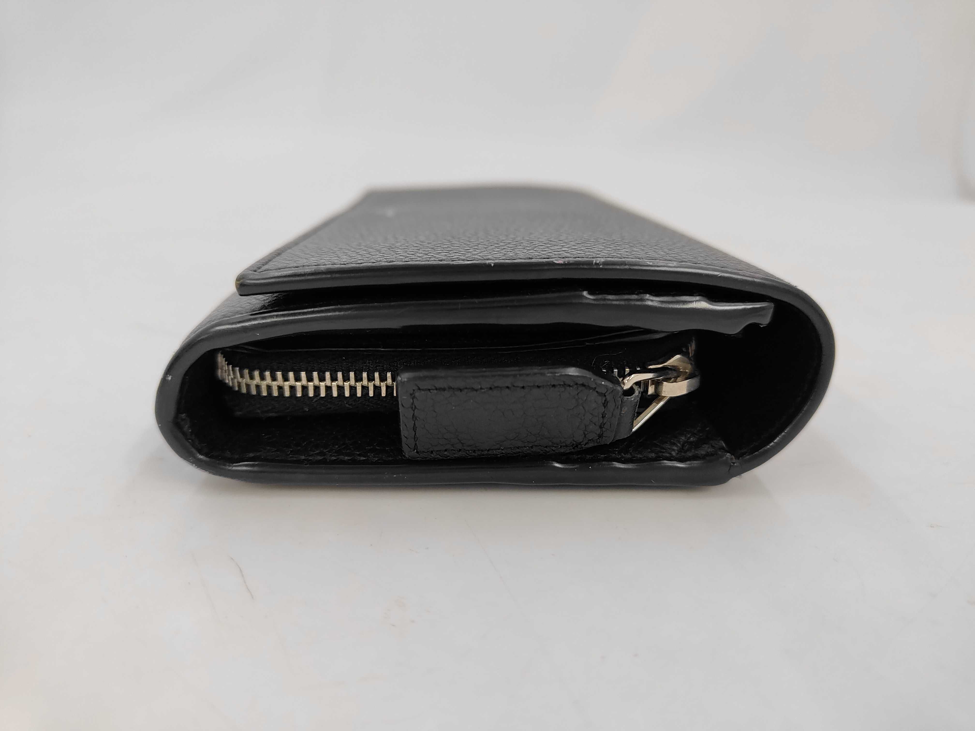 Long Wallet with Embossed Logo and YSL Hardware — view 4