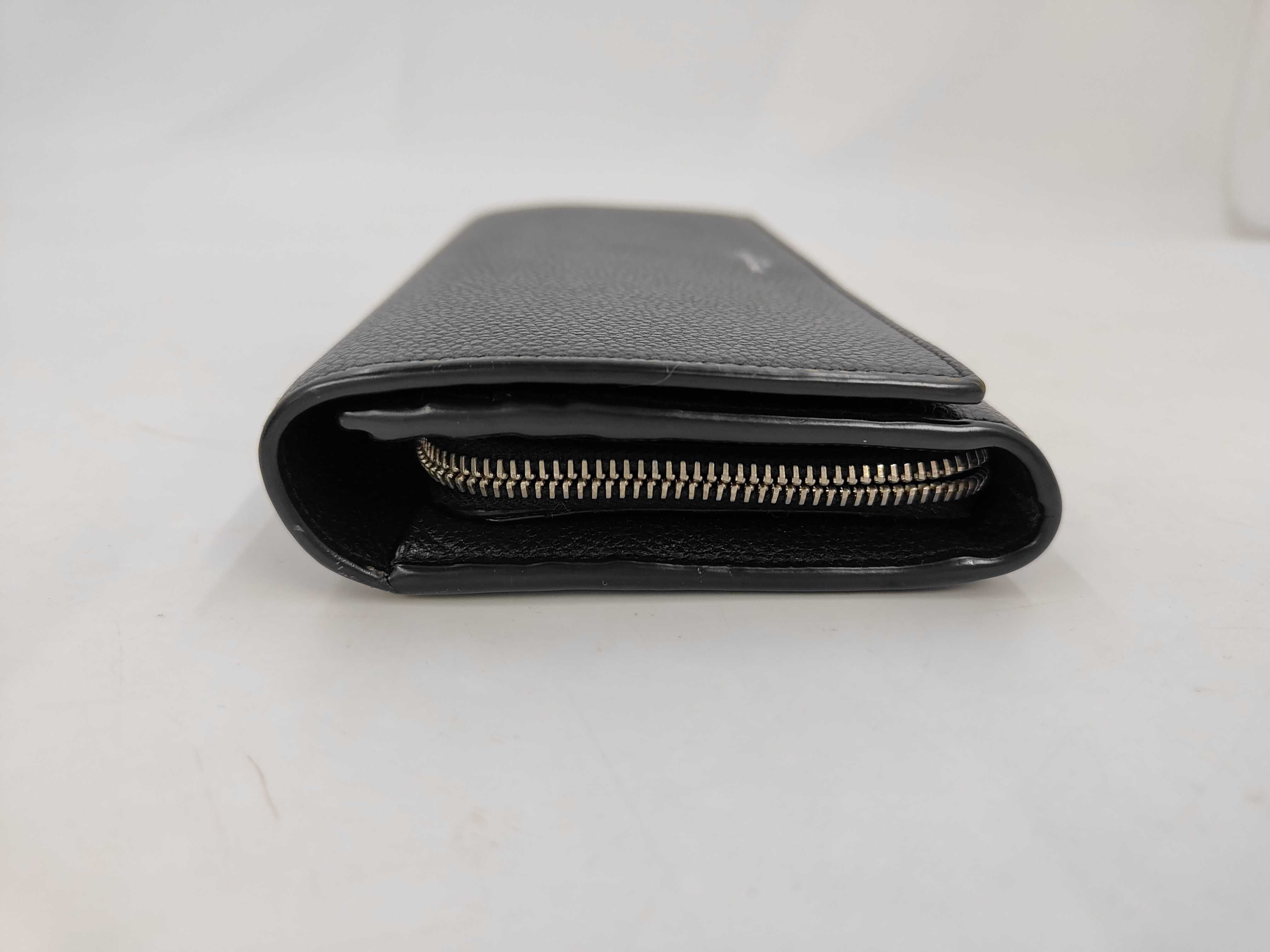 Long Wallet with Embossed Logo and YSL Hardware — view 6