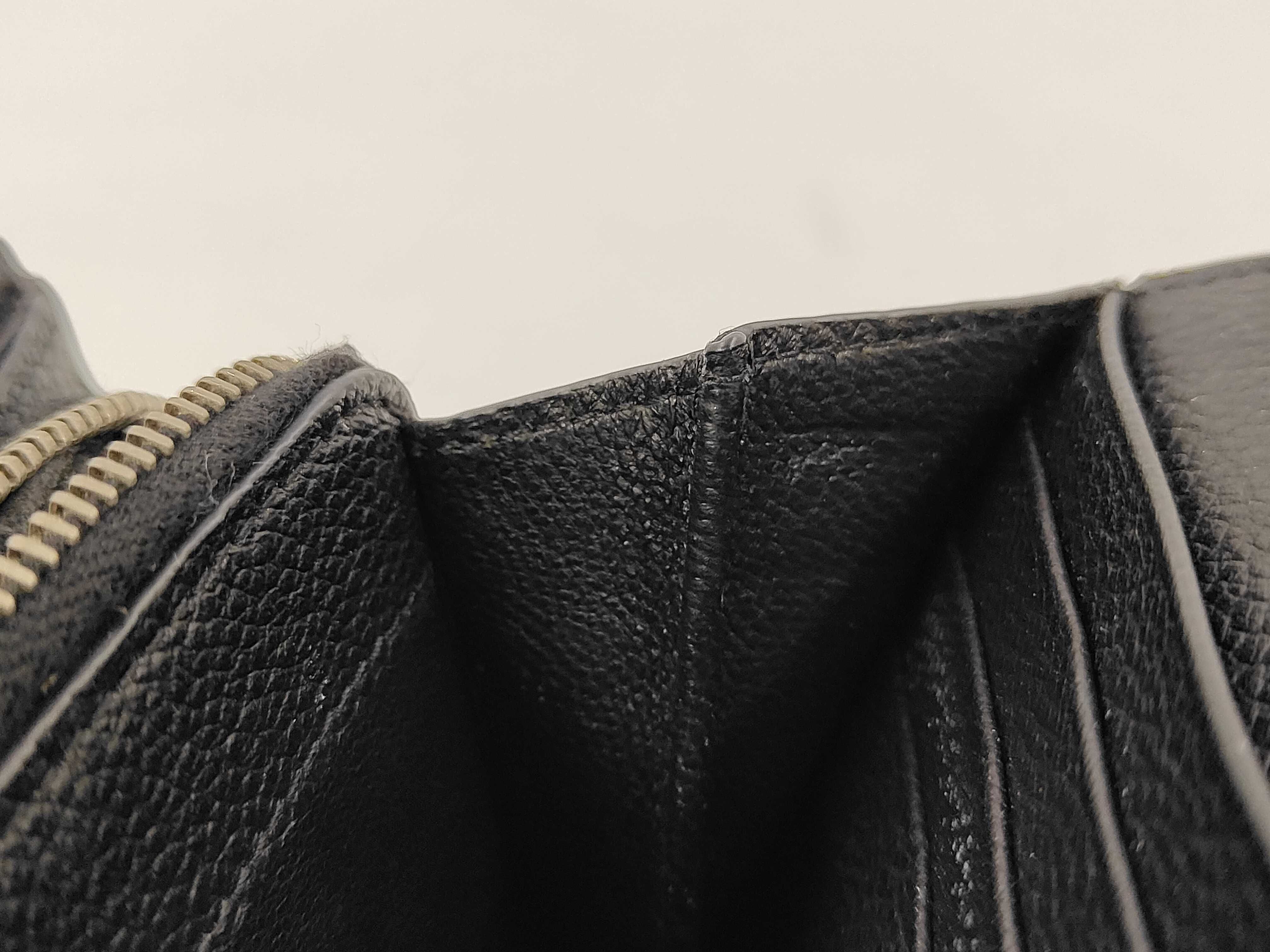 Long Wallet with Embossed Logo and YSL Hardware — view 9
