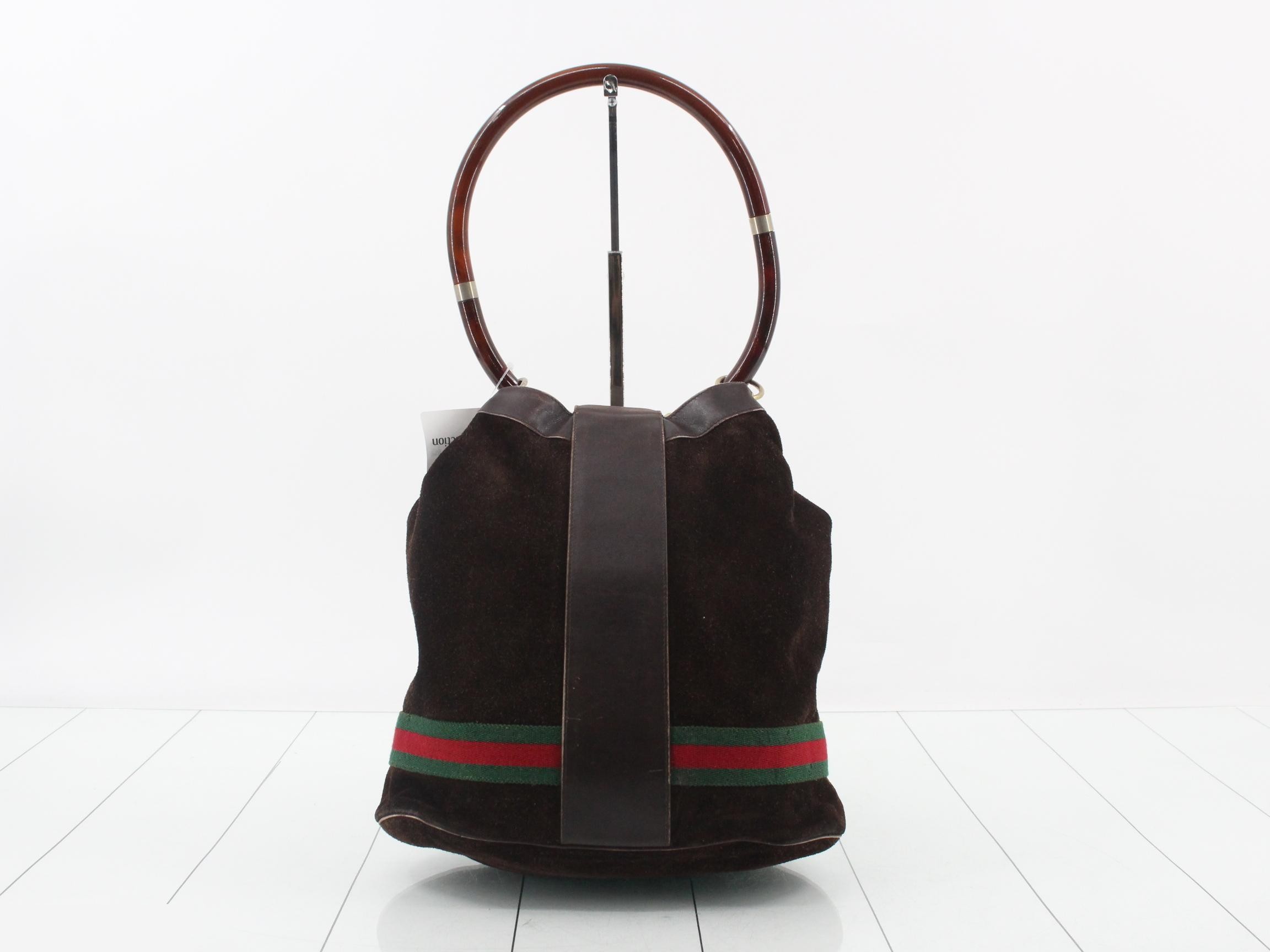 Tortoiseshell suede handbag — view 2