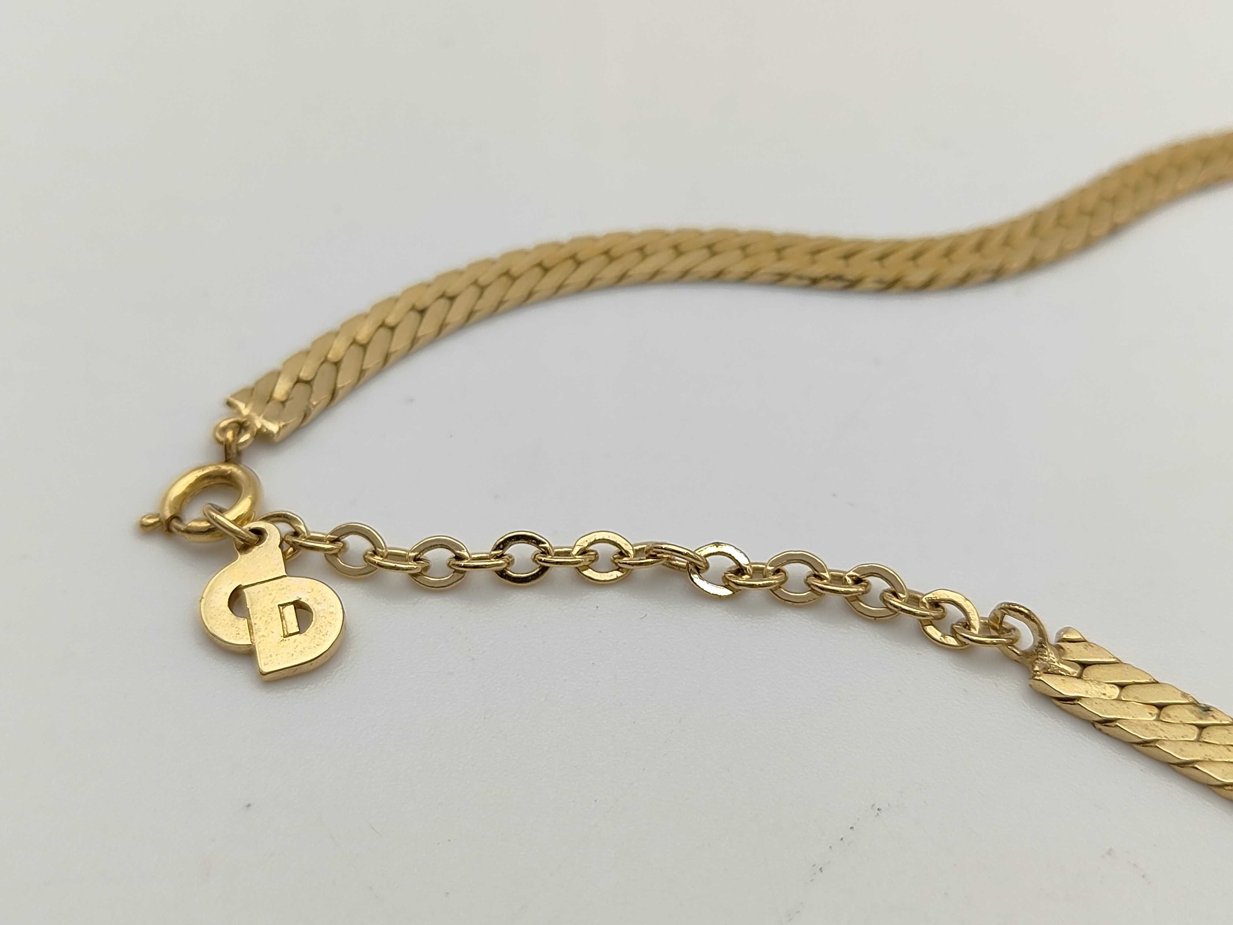 Christian Rhinestone Gold Necklace — view 5