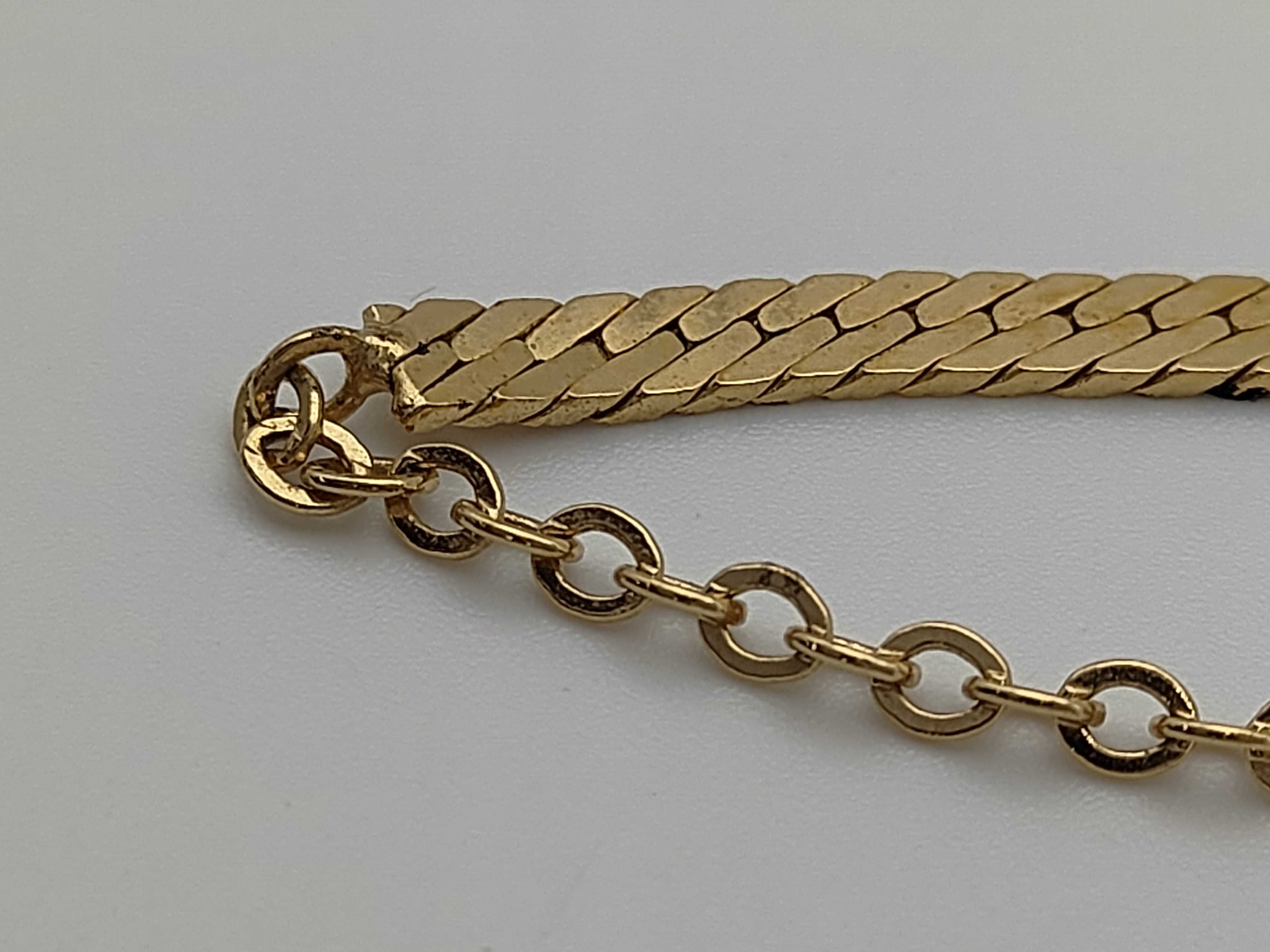 Christian Rhinestone Gold Necklace — view 8