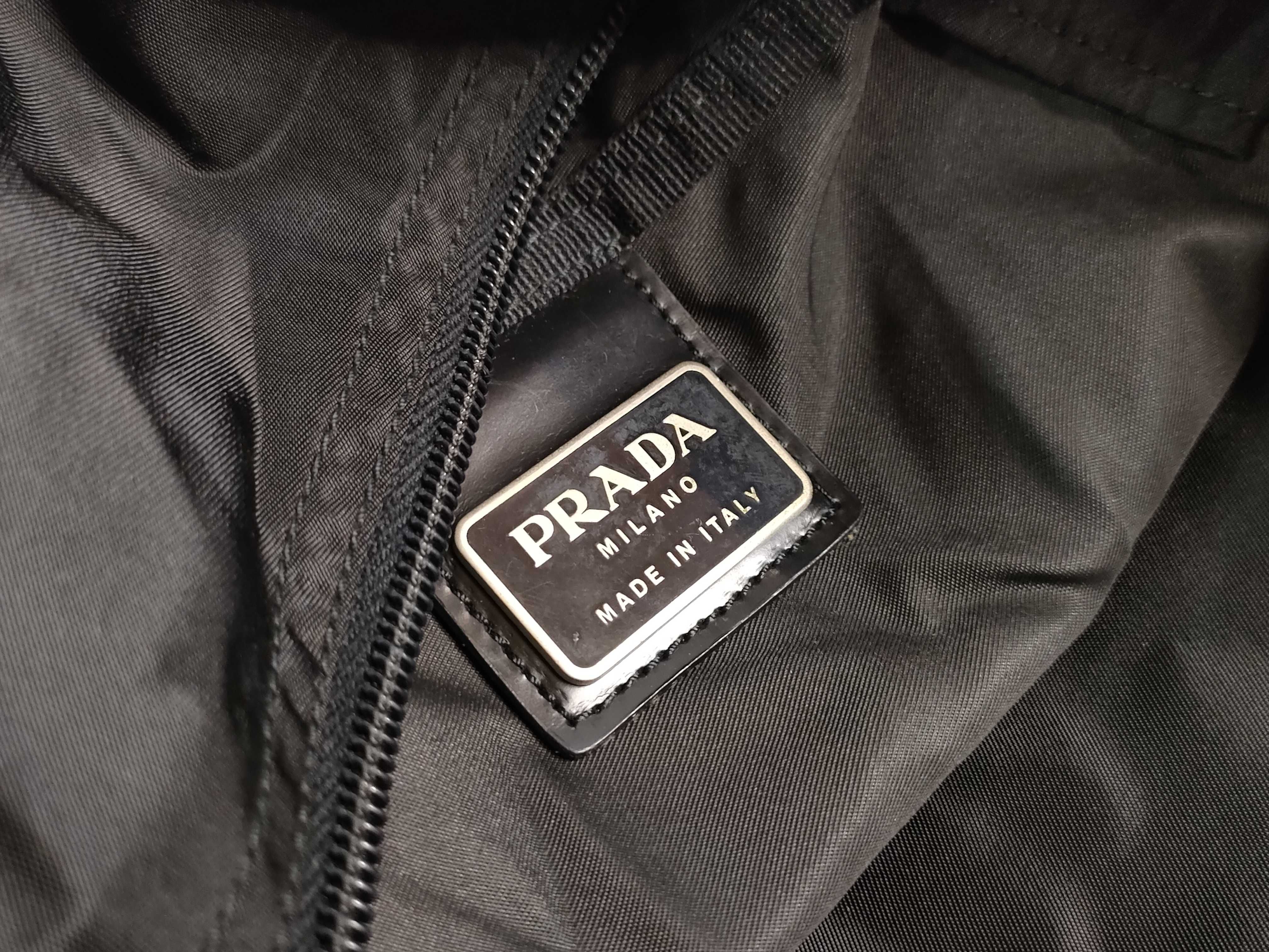 Nylon Prada Handbag Boston Bag — view 12