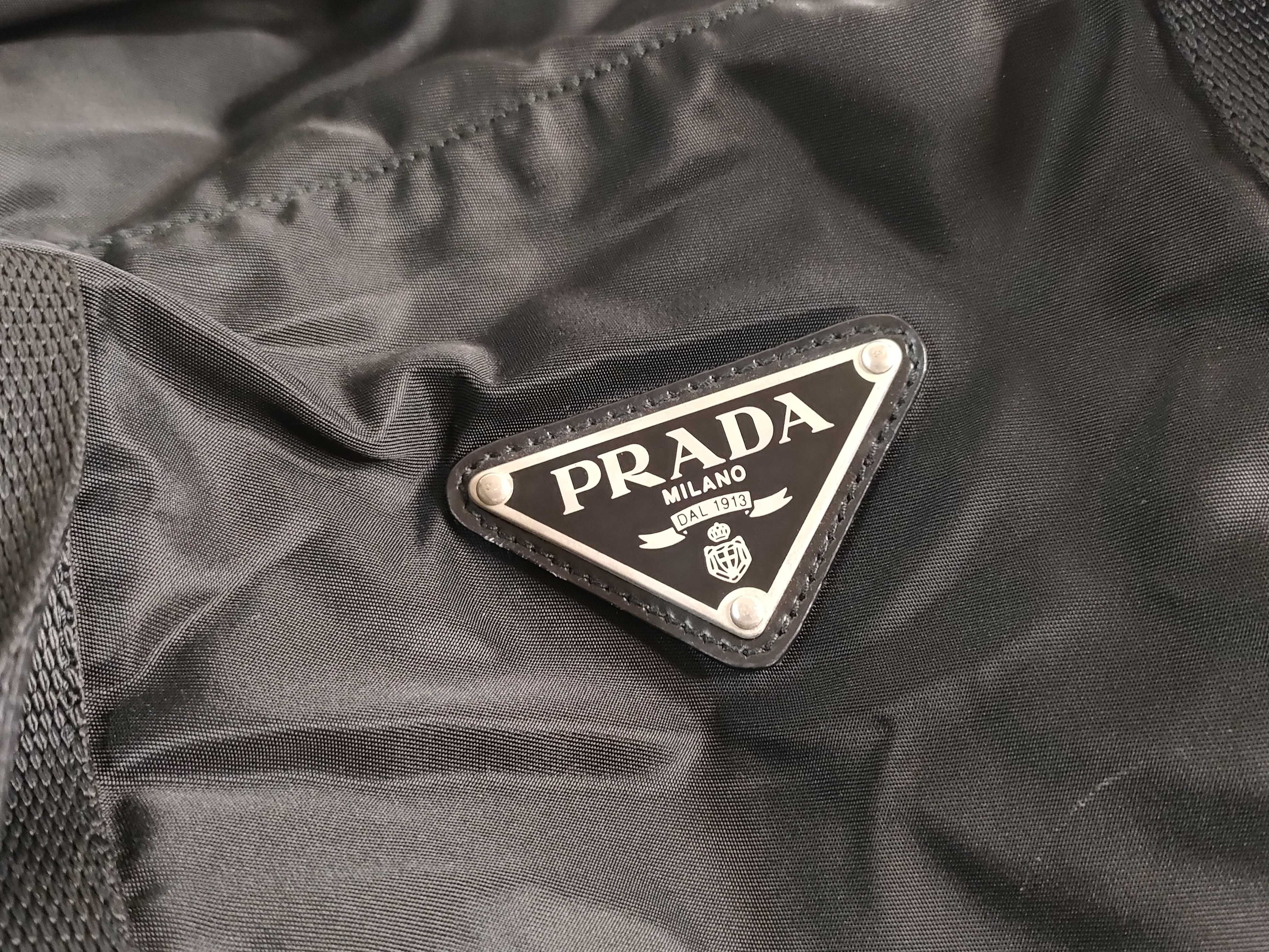 Nylon Prada Handbag Boston Bag — view 15