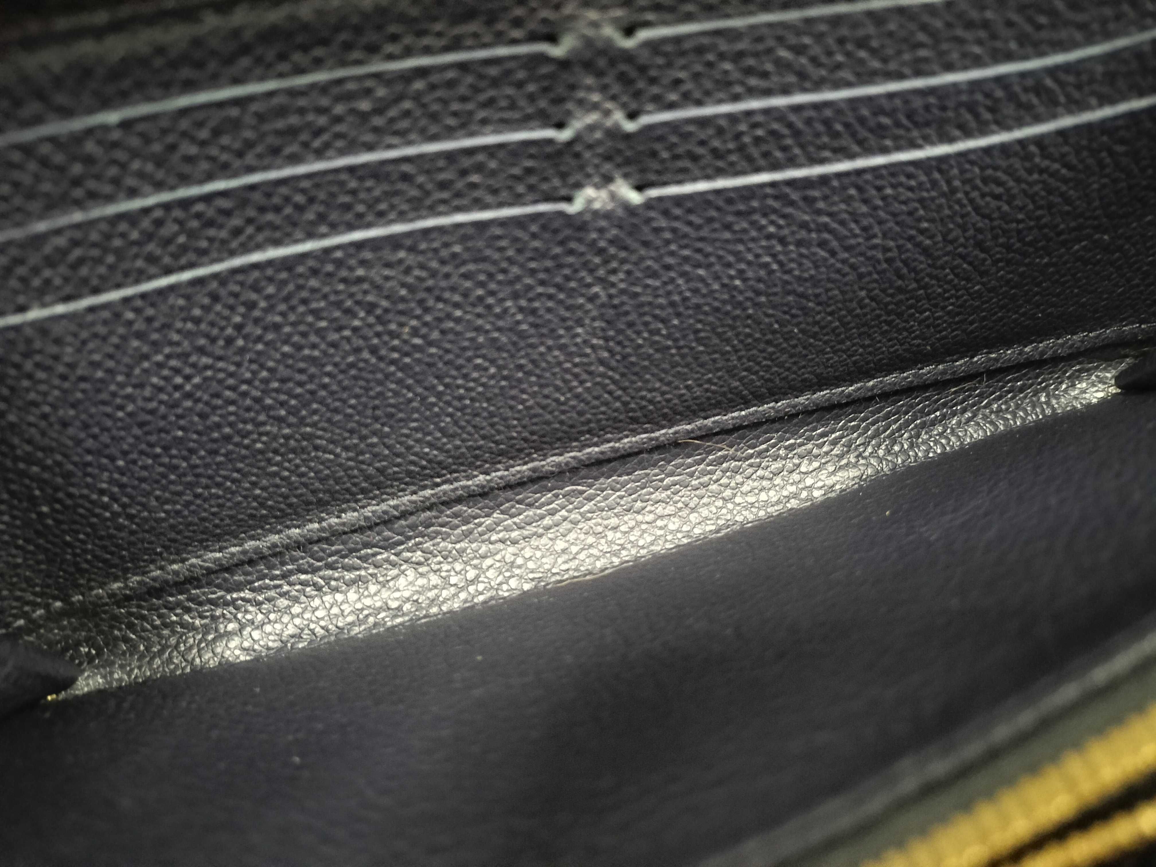 Monogram Empreinte Louis Vuitton Empreinte Zippy Marine Rouge Gold Hardware SP0168 Wallet — view 14