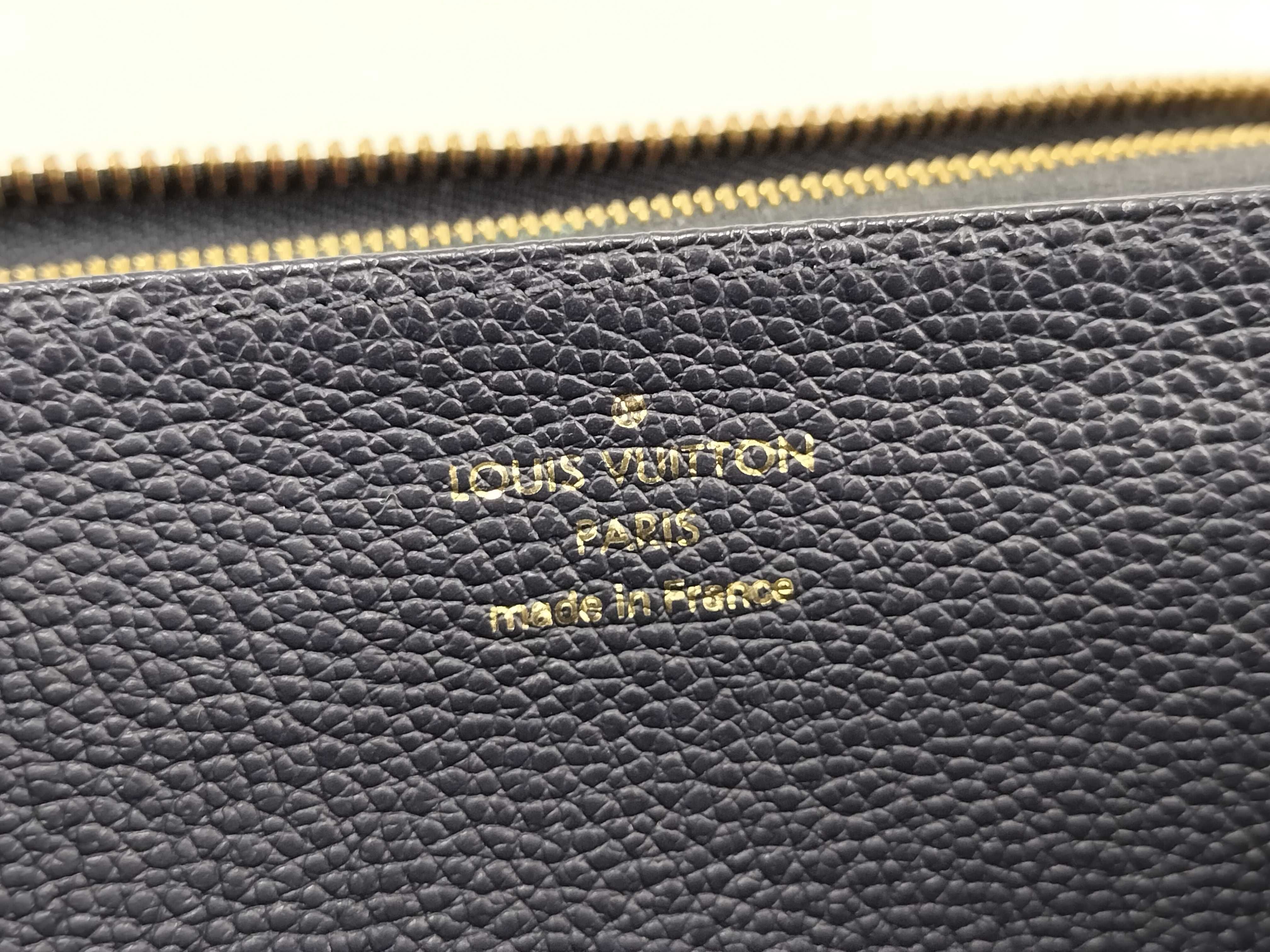 Monogram Empreinte Louis Vuitton Empreinte Zippy Marine Rouge Gold Hardware SP0168 Wallet — view 15
