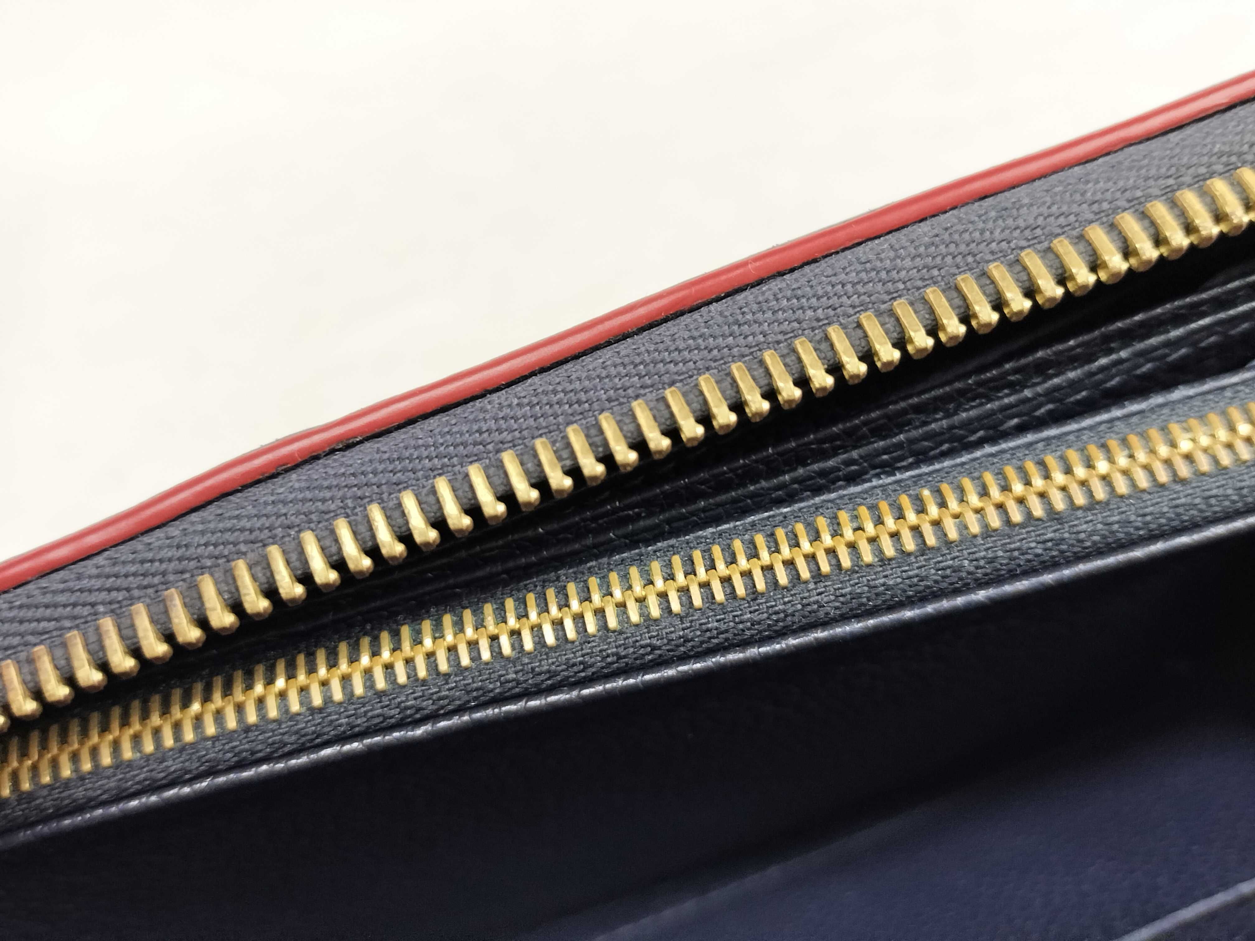 Monogram Empreinte Louis Vuitton Empreinte Zippy Marine Rouge Gold Hardware SP0168 Wallet — view 10