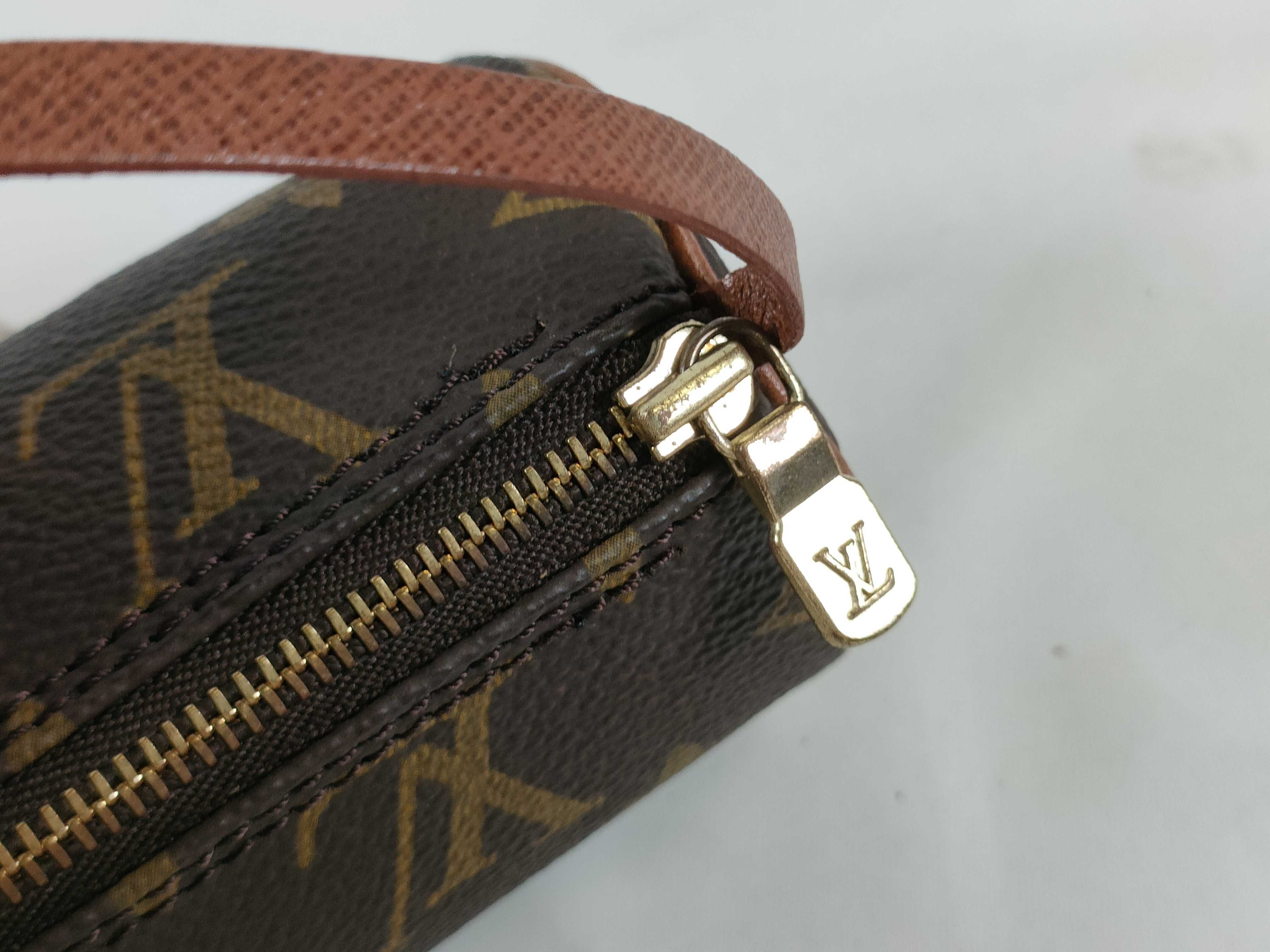 Monogram Old Papillon Pouch — view 6