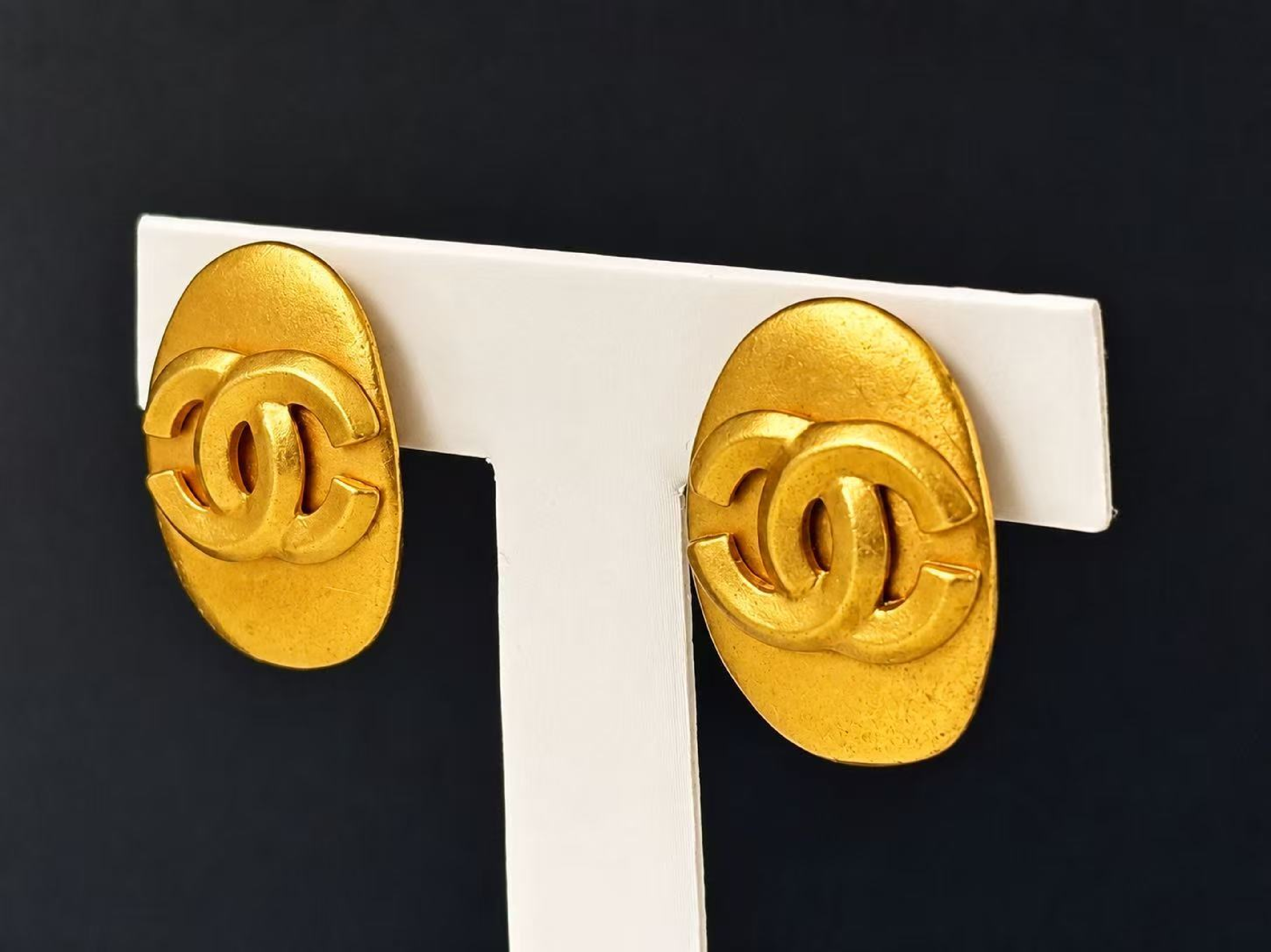 Coco Mark Gold-Colored Earrings — view 2