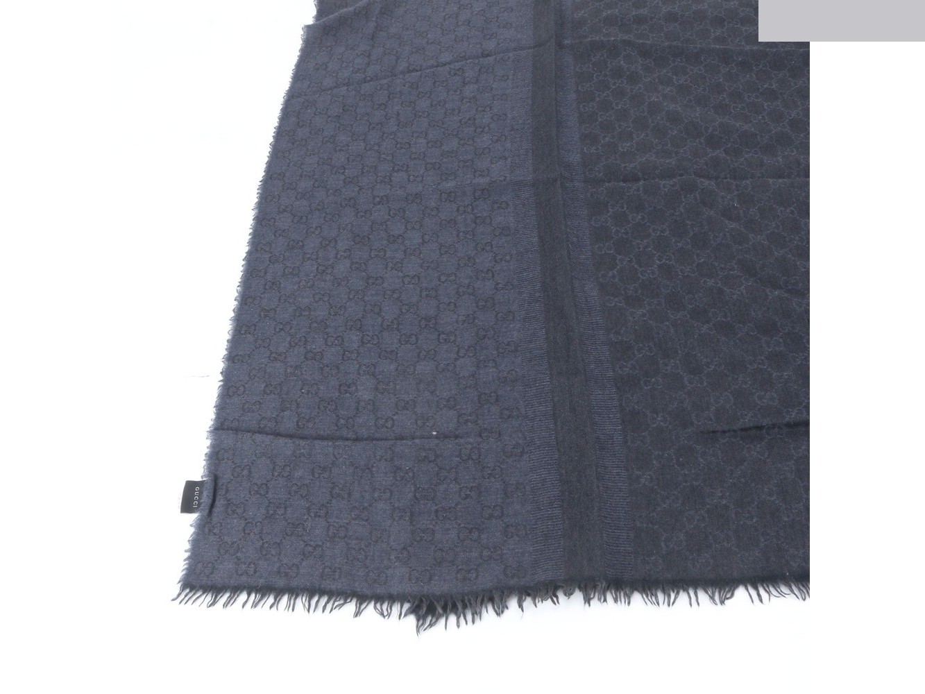 GG Canvas Silk Scarf with Tag — view 4