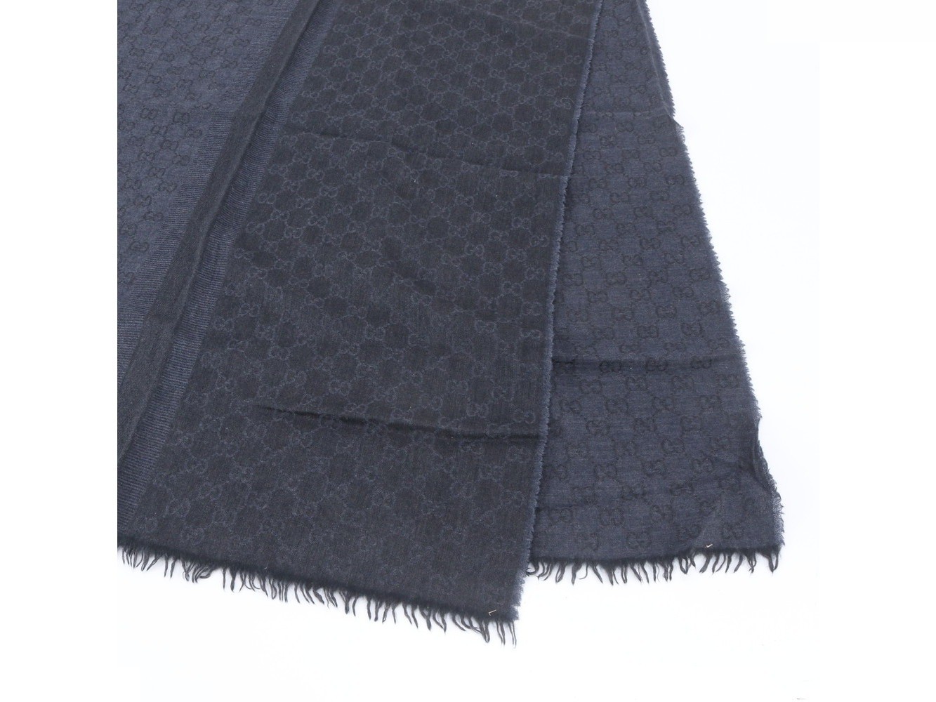 GG Canvas Silk Scarf with Tag — view 5