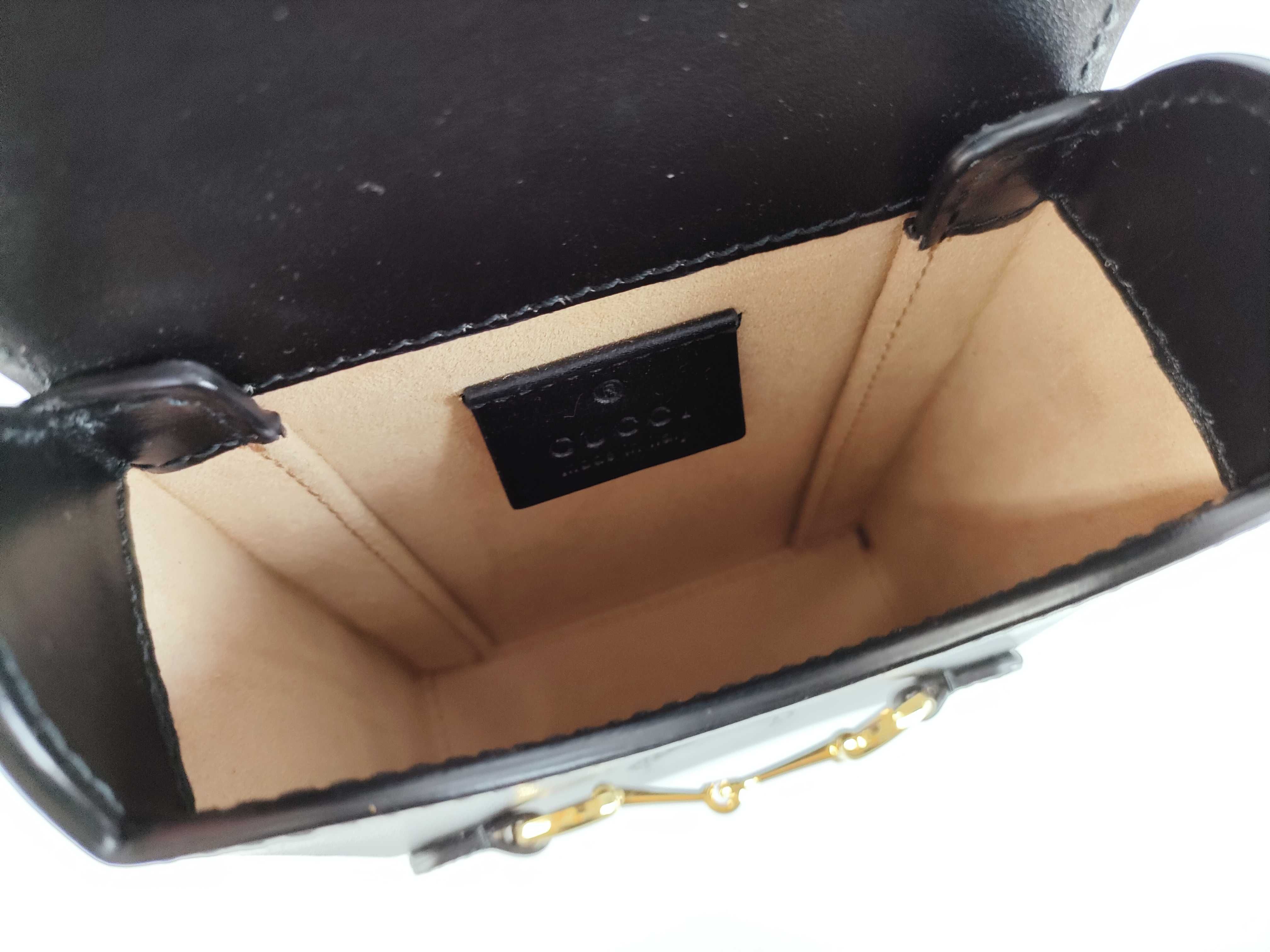 Horsebit 1955 Leather Shoulder Bag, Black, 625615 (Shoulder Bag) — view 11