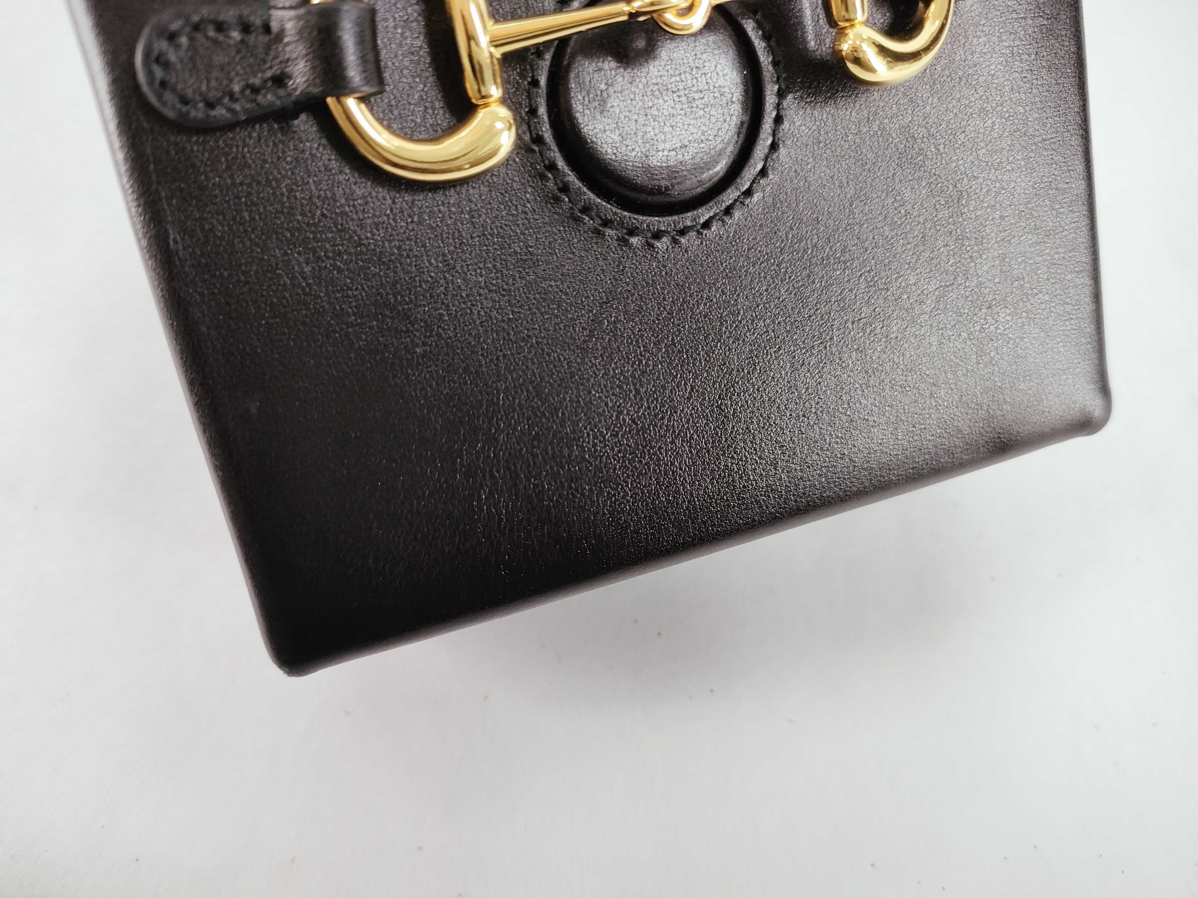 Horsebit 1955 Leather Shoulder Bag, Black, 625615 (Shoulder Bag) — view 13