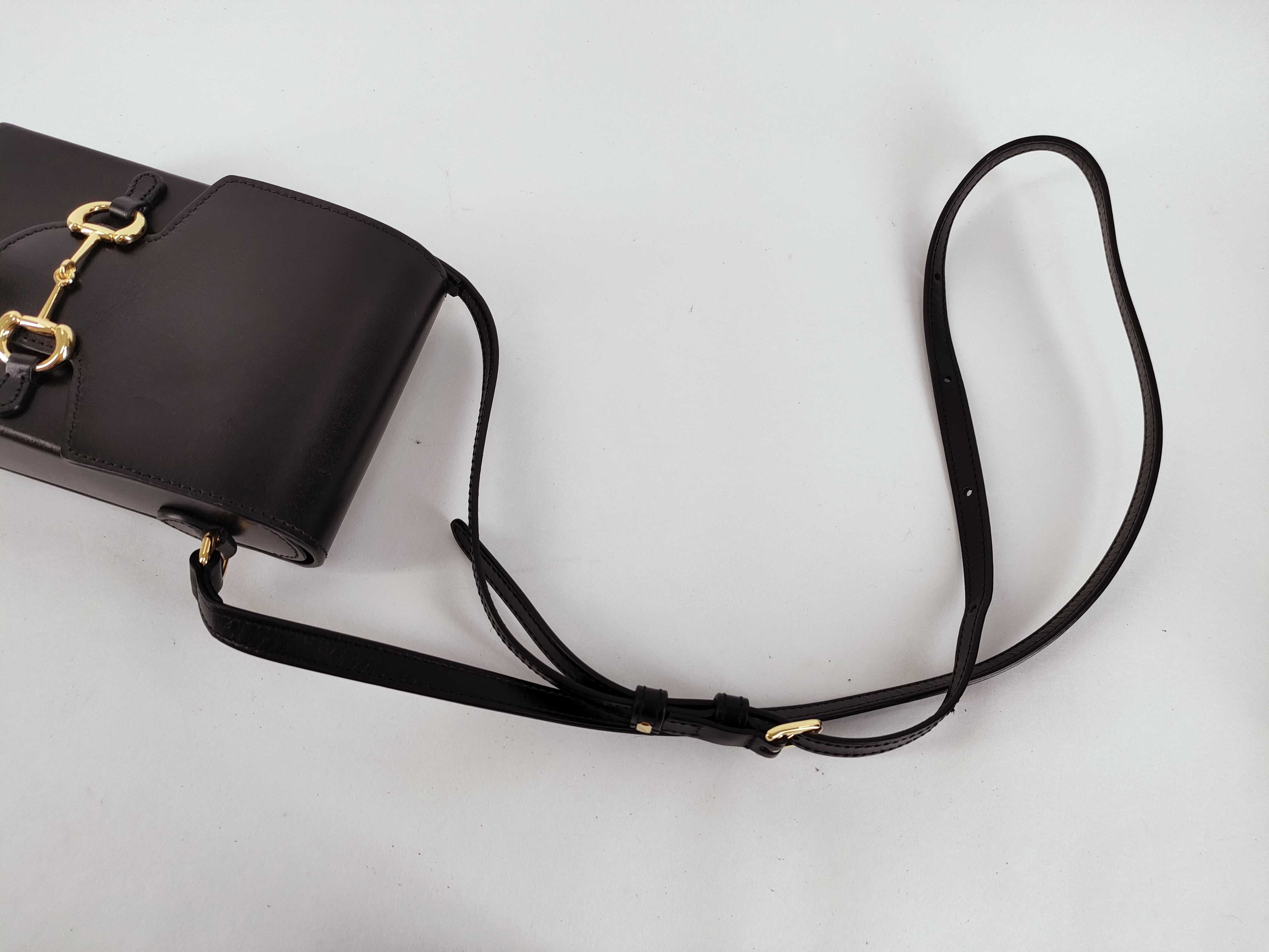 Horsebit 1955 Leather Shoulder Bag, Black, 625615 (Shoulder Bag) — view 3